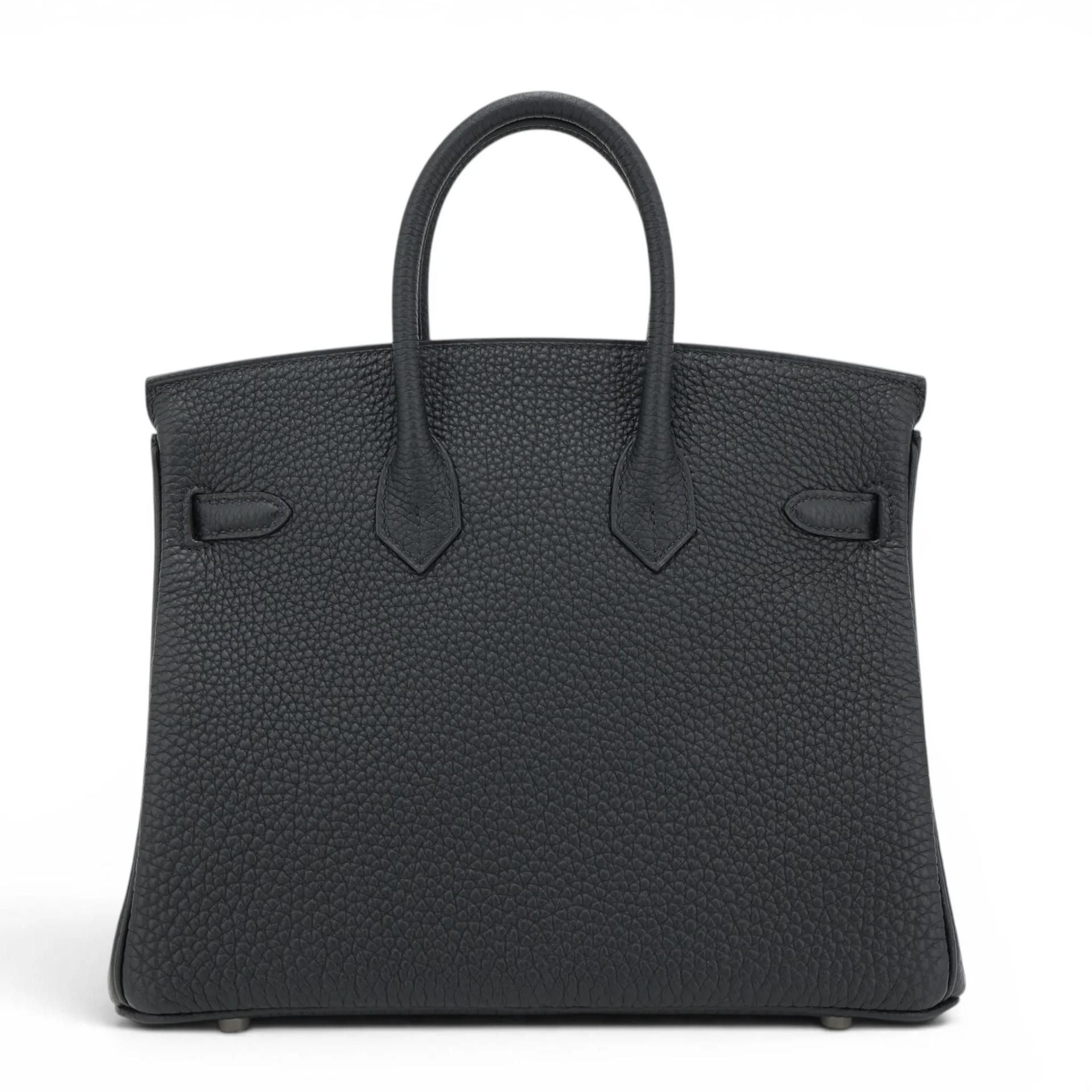 Brand New ( Rank N ) HERMÈS Birkin 25 Noir (89) Togo Palladium hardware G (2026) - 2