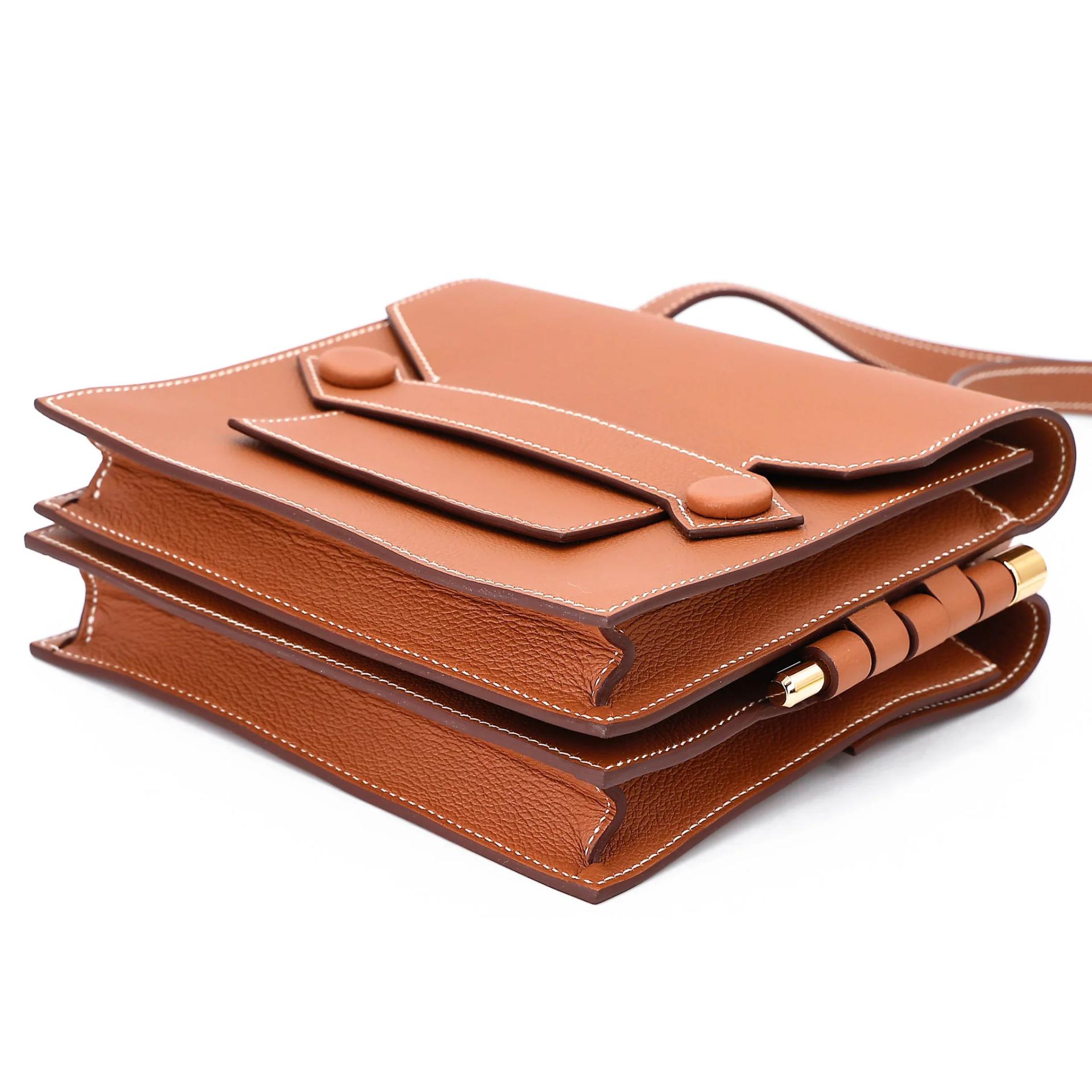 ランク NS 未使用品 HERMÈS エルメス ツインズ ショルダーバッグ ゴールド (37) エバーカラー ゴールド金具 D刻印 (2019) - 6