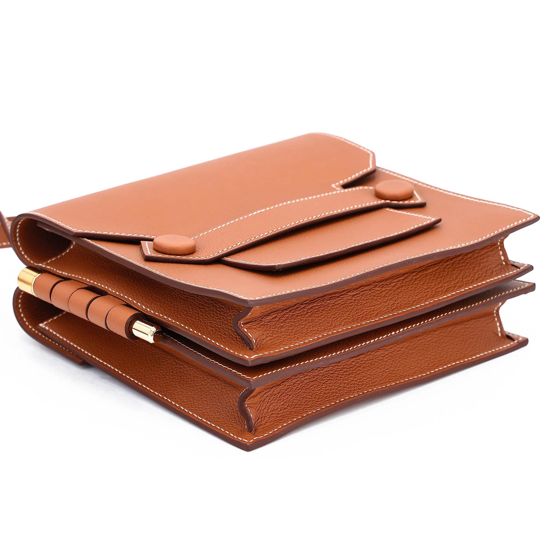 ランク NS 未使用品 HERMÈS エルメス ツインズ ショルダーバッグ ゴールド (37) エバーカラー ゴールド金具 D刻印 (2019) - 7