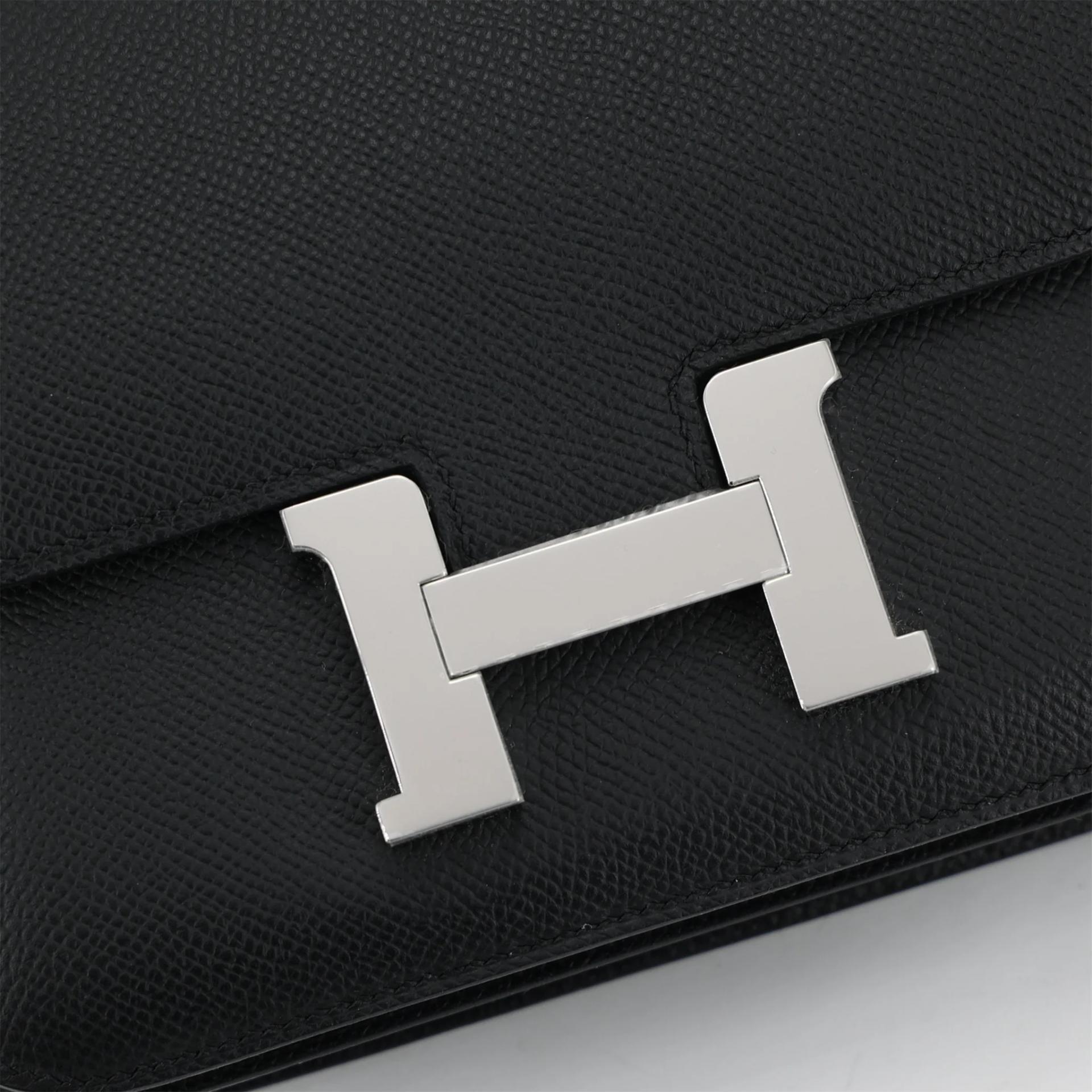 ランク N 新品 HERMÈS エルメス コンスタンス ミニ 19 ミラー ブラック (89) エプソン シルバー金具 G刻印 (2026) - 8