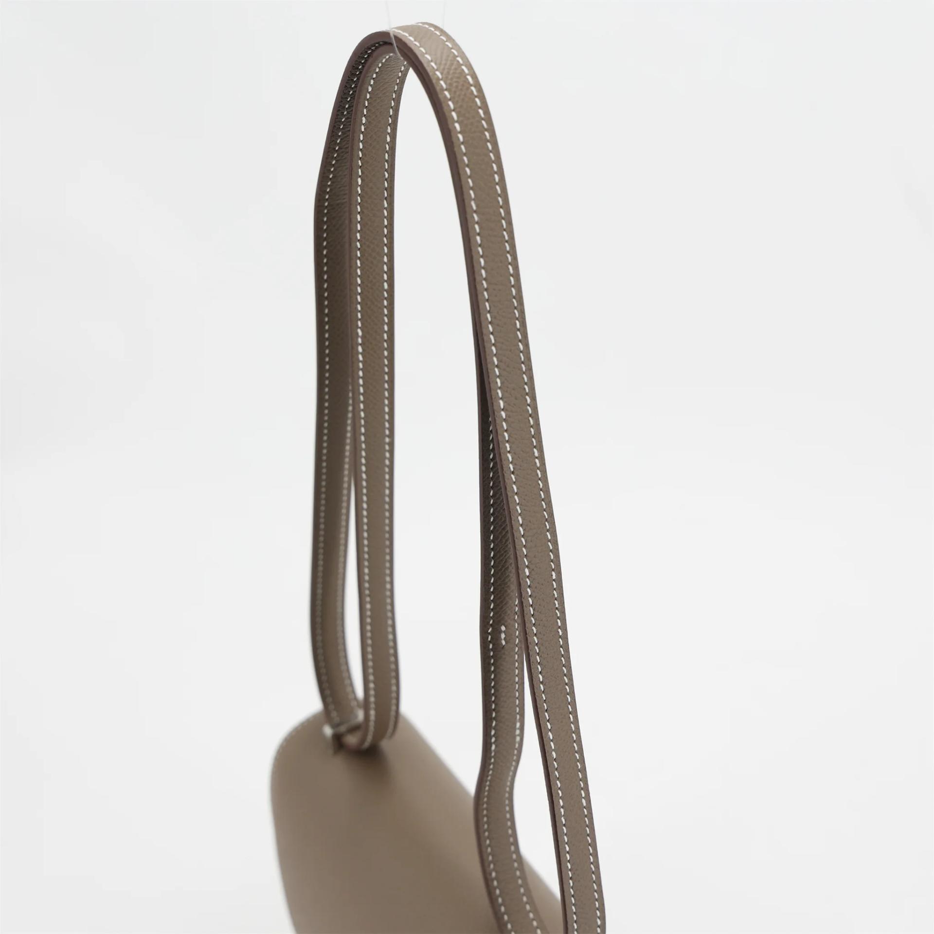 Brand New ( Rank N ) HERMÈS Constance Mini Etoupe (18) Epsom Palladium hardware G (2026) - 3