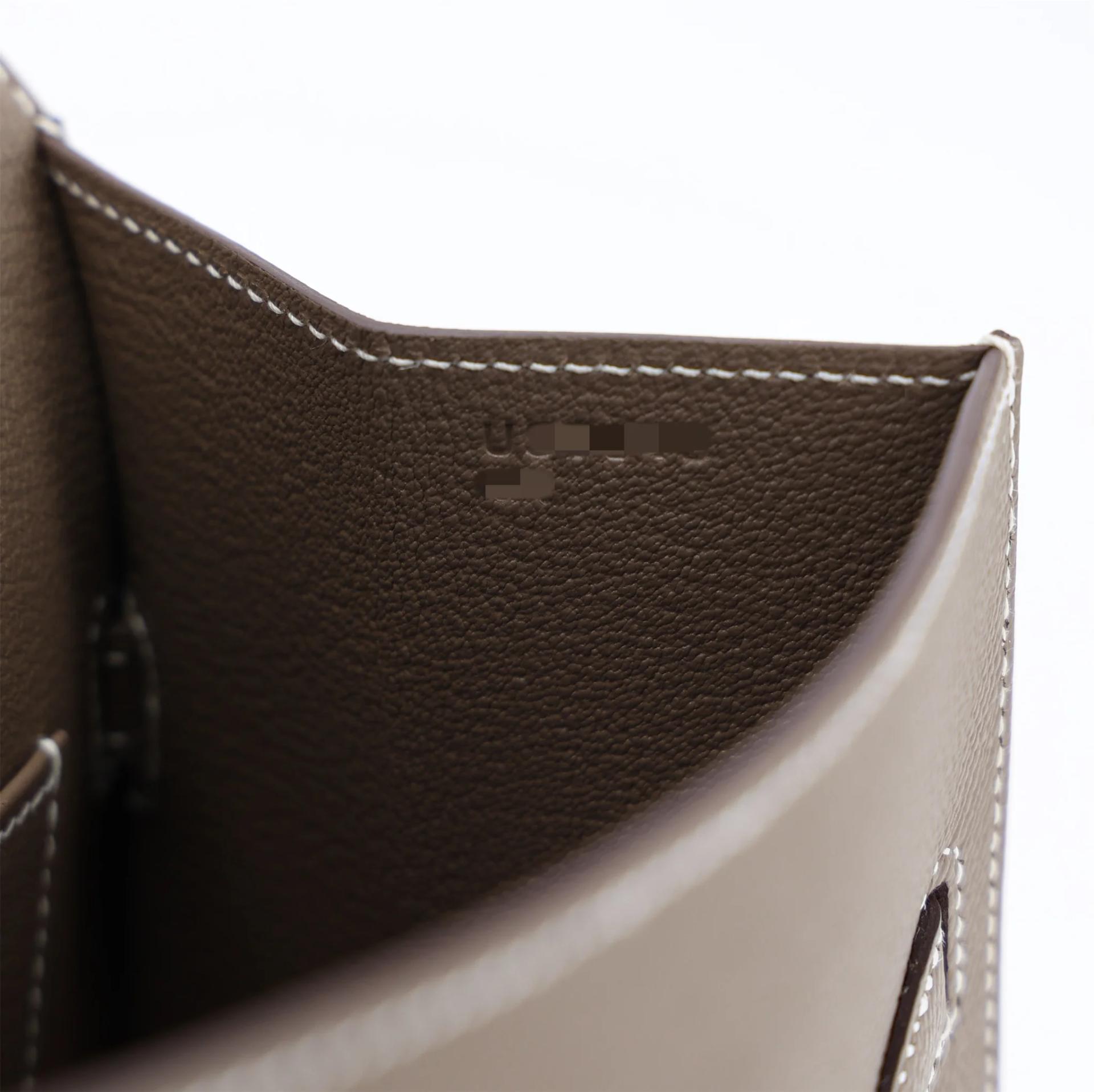 未使用保存品 HERMÈS 愛馬仕 限量收藏款 Kelly 20 en Desordre 18 大象灰 Etoupe Epsom牛皮 銀扣 U刻 2022年 - 19