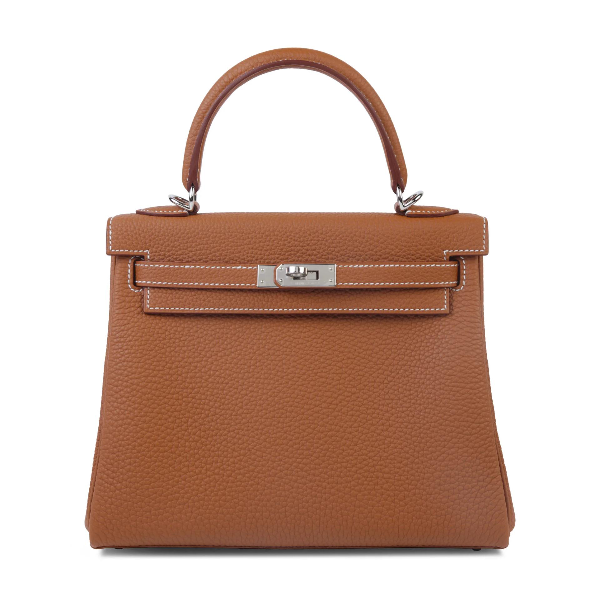 Brand New ( Rank N ) HERMÈS Kelly 25 Gold (37) Togo Palladium hardware G (2026) - 1