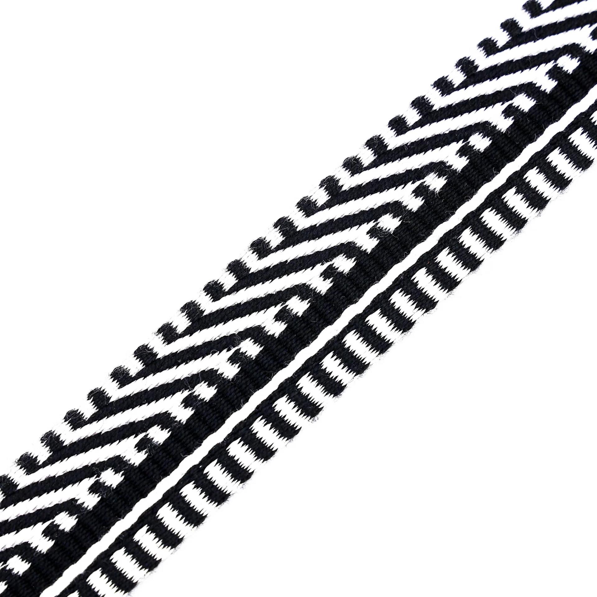 Unused ( Rank NS ) HERMÈS Sangle Cordage Strap 105cm Noir (89) White (01) Canvas Gold hardware B (2023) - 7