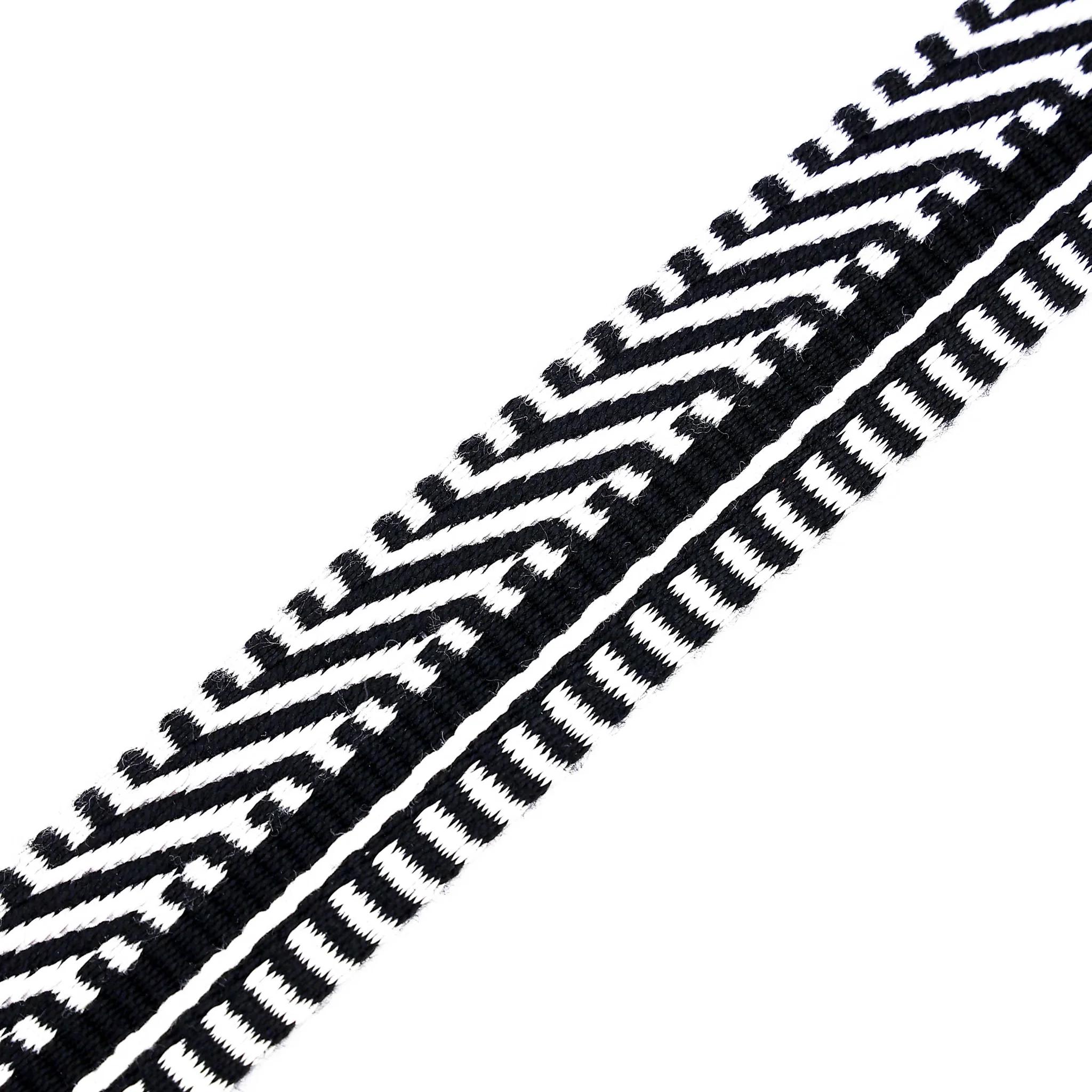 Unused ( Rank NS ) HERMÈS Sangle Cordage Strap 105cm Noir (89) White (01) Canvas Gold hardware B (2023) - 7