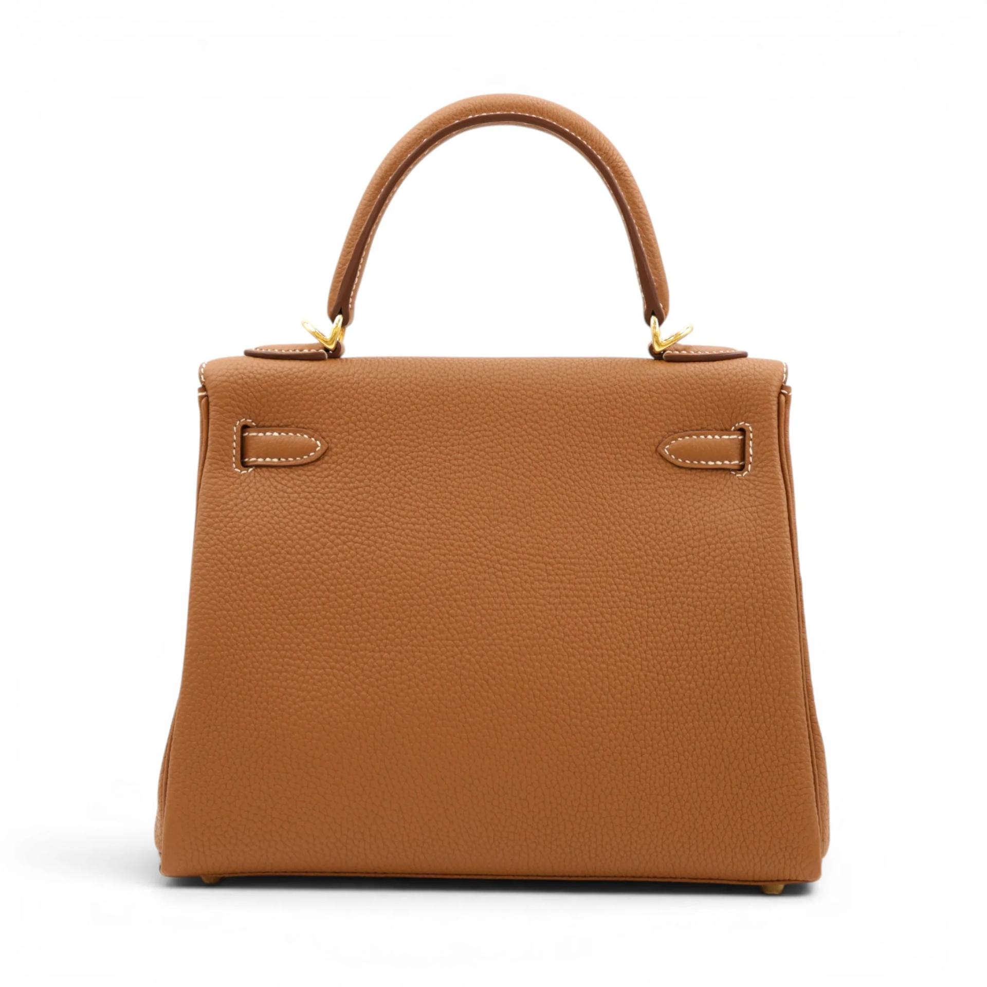 Unused ( Rank NS ) HERMÈS Kelly 25 Gold (37) Togo Gold hardware K (2025) - 2