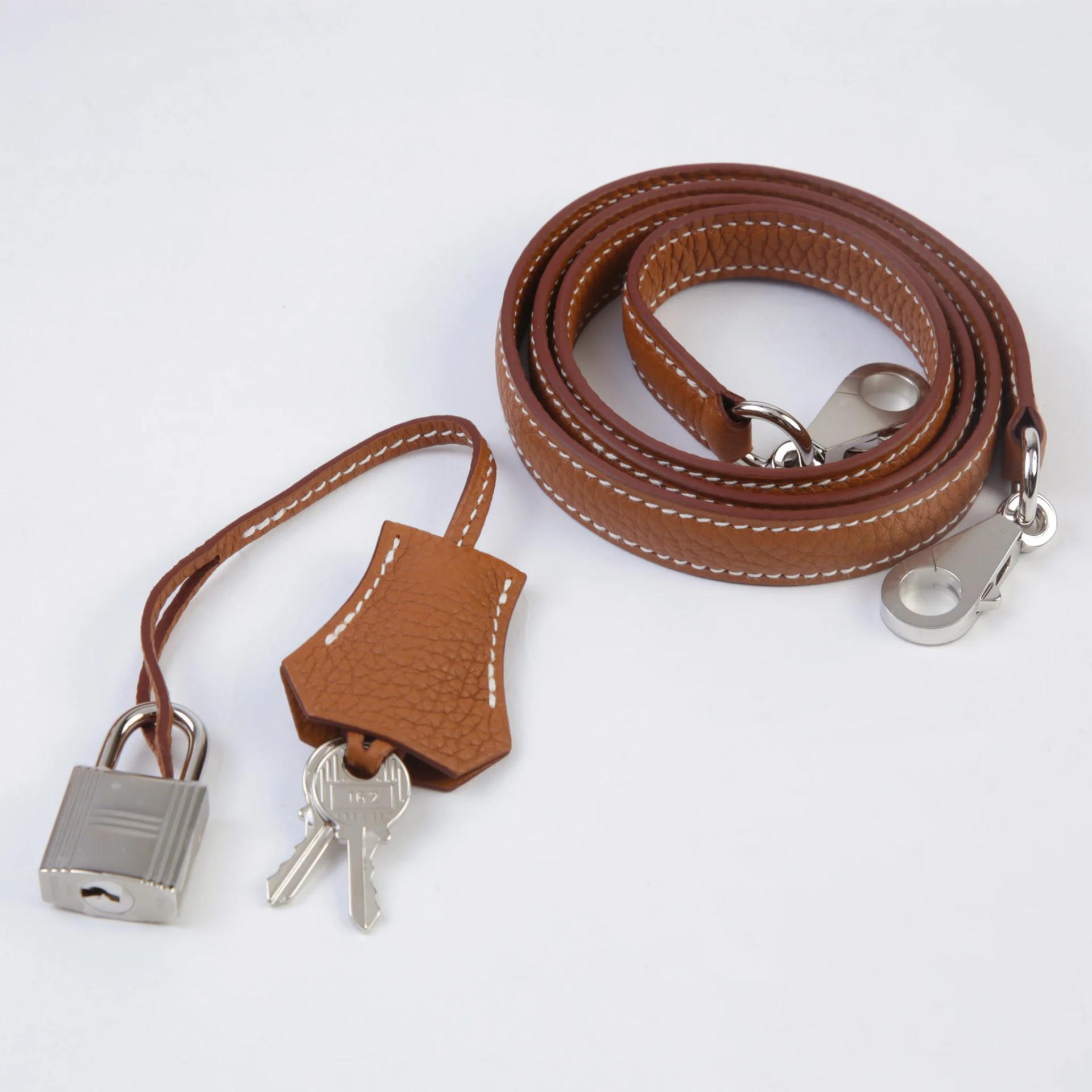 Brand New ( Rank N ) HERMÈS Kelly 25 Gold (37) Togo Palladium hardware G (2026) - 14