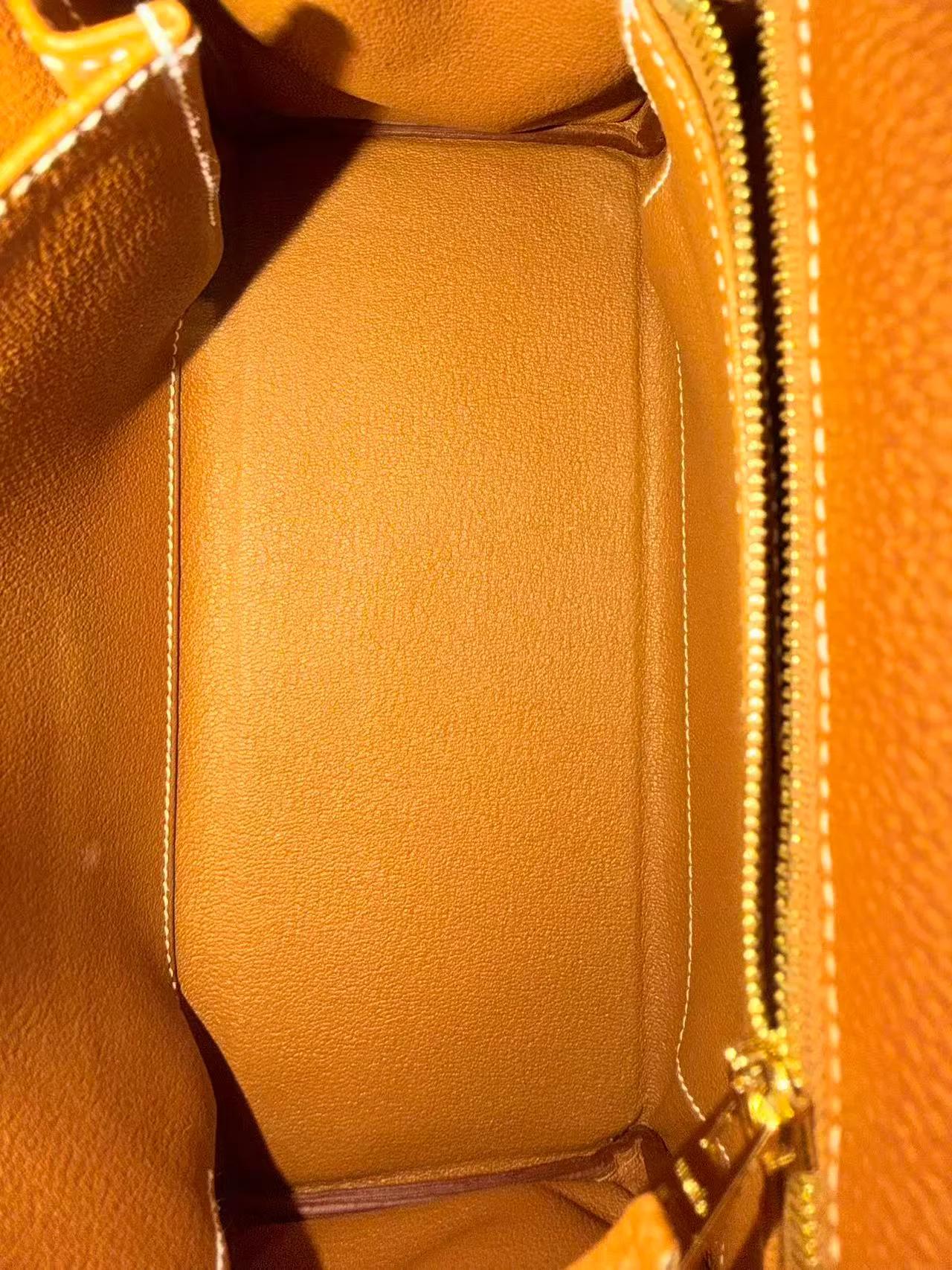 Unused ( Rank NS ) HERMÈS Kelly 25 Gold (37) Togo Gold hardware K (2025) - 21