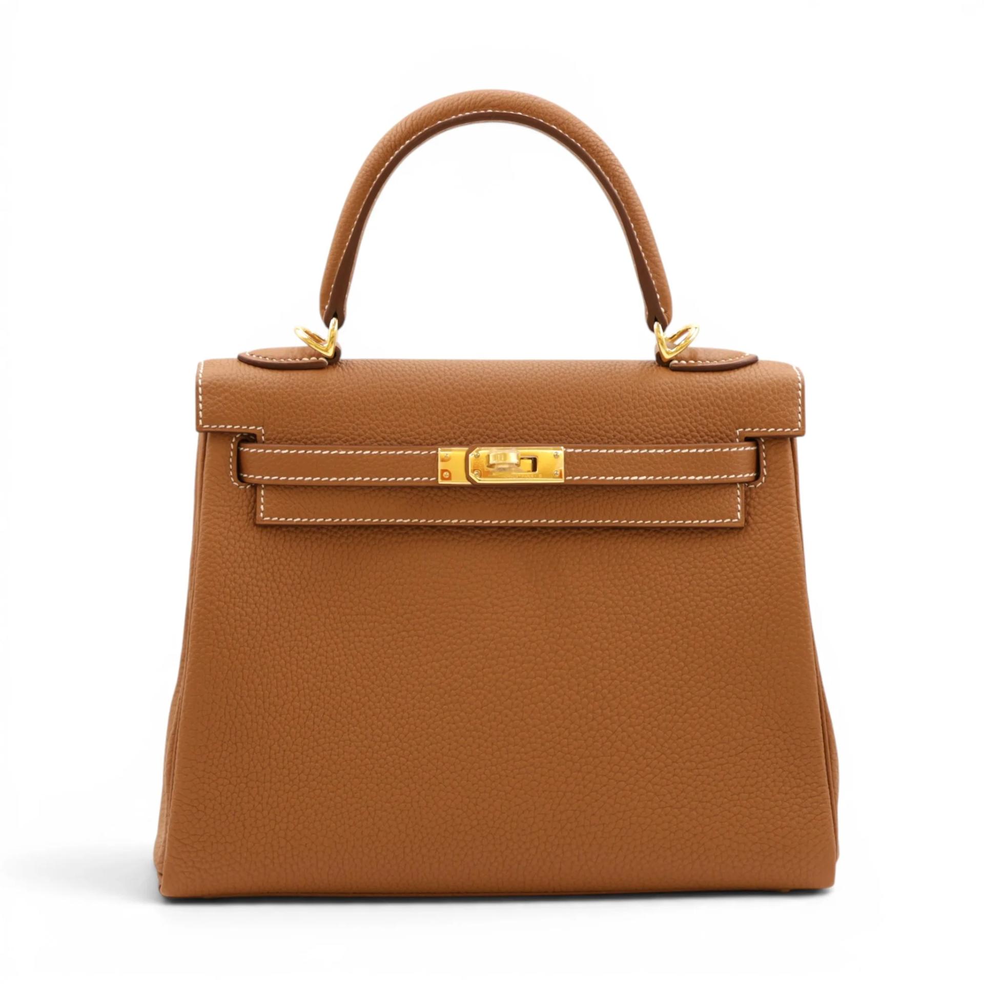 Unused ( Rank NS ) HERMÈS Kelly 25 Gold (37) Togo Gold hardware K (2025) - 1