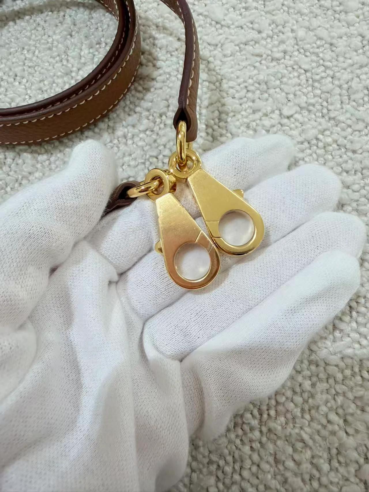 Unused ( Rank NS ) HERMÈS Kelly 25 Gold (37) Togo Gold hardware K (2025) - 27