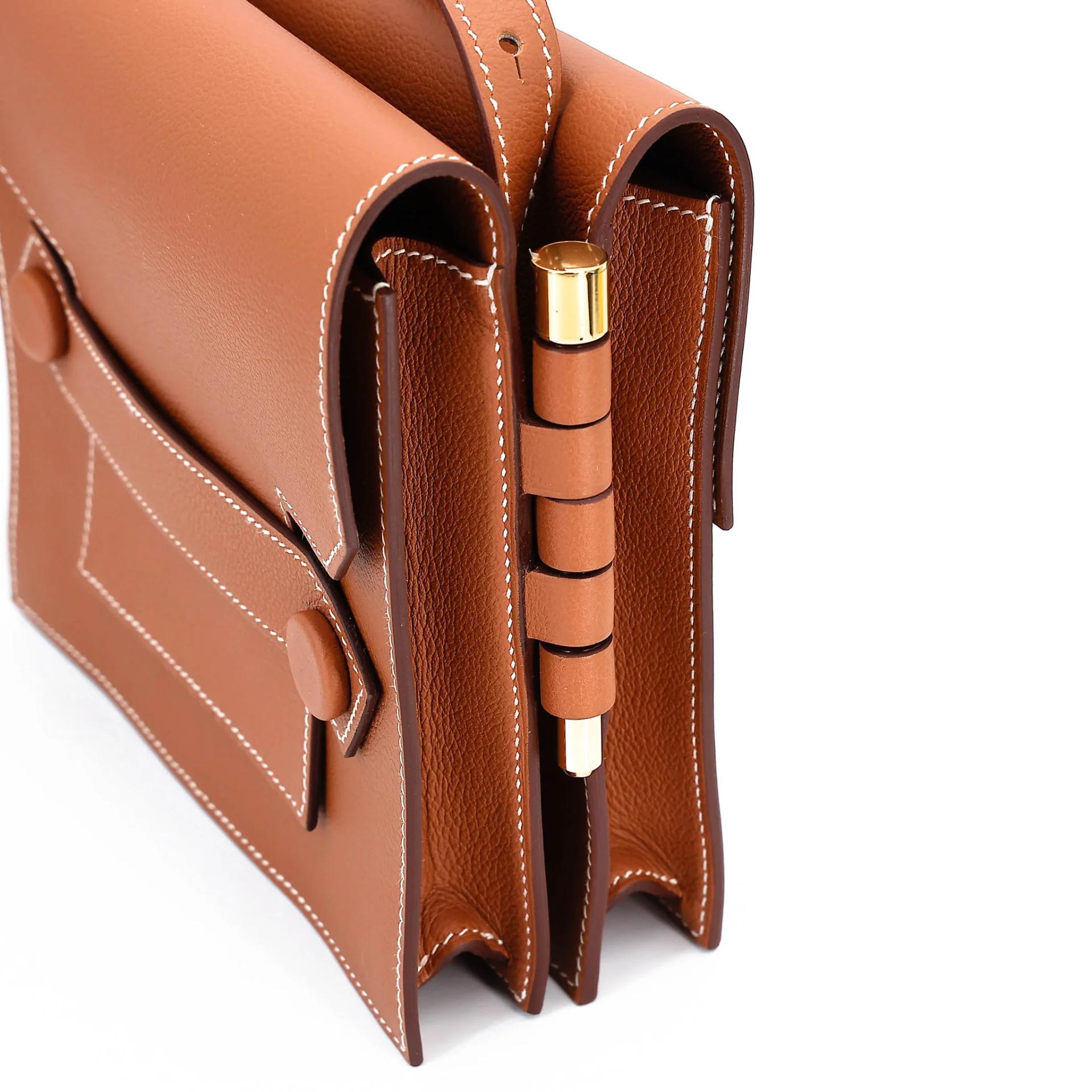 ランク NS 未使用品 HERMÈS エルメス ツインズ ショルダーバッグ ゴールド (37) エバーカラー ゴールド金具 D刻印 (2019) - 8