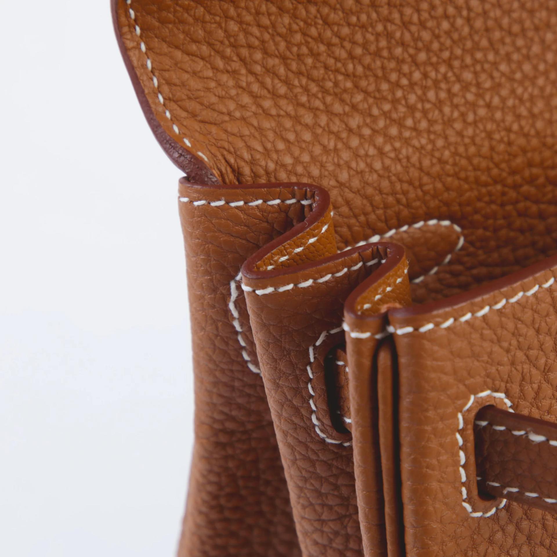 Brand New ( Rank N ) HERMÈS Kelly 25 Gold (37) Togo Palladium hardware G (2026) - 12