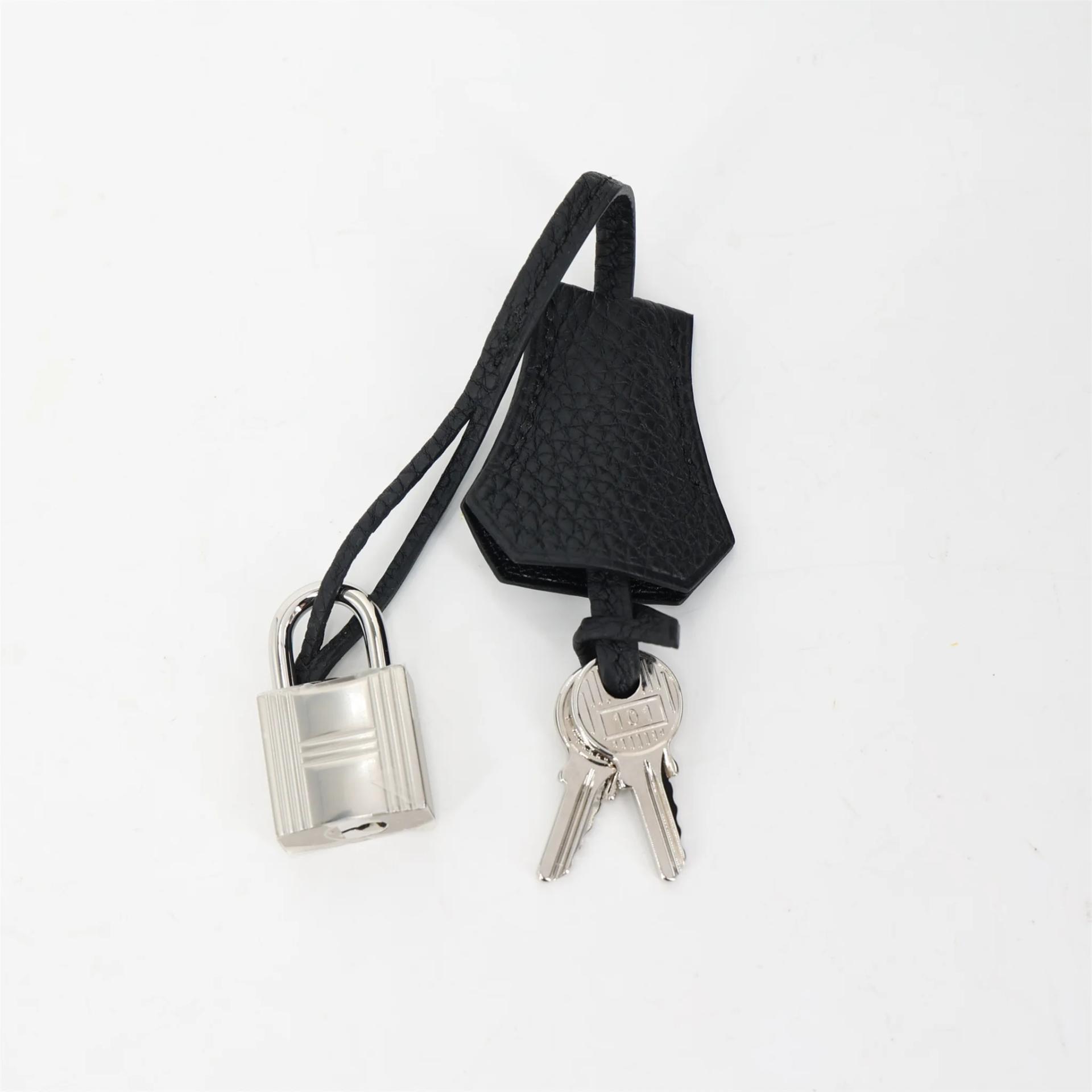 Brand New ( Rank N ) HERMÈS Birkin 25 Noir (89) Togo Palladium hardware G (2026) - 17
