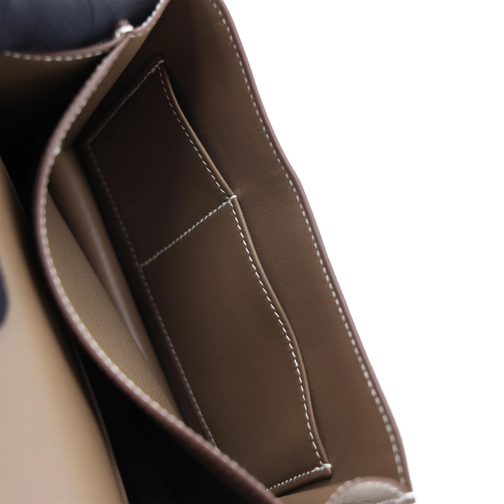 Brand New ( Rank N ) HERMÈS Constance Mini Etoupe (18) Epsom Palladium hardware G (2026) - 14