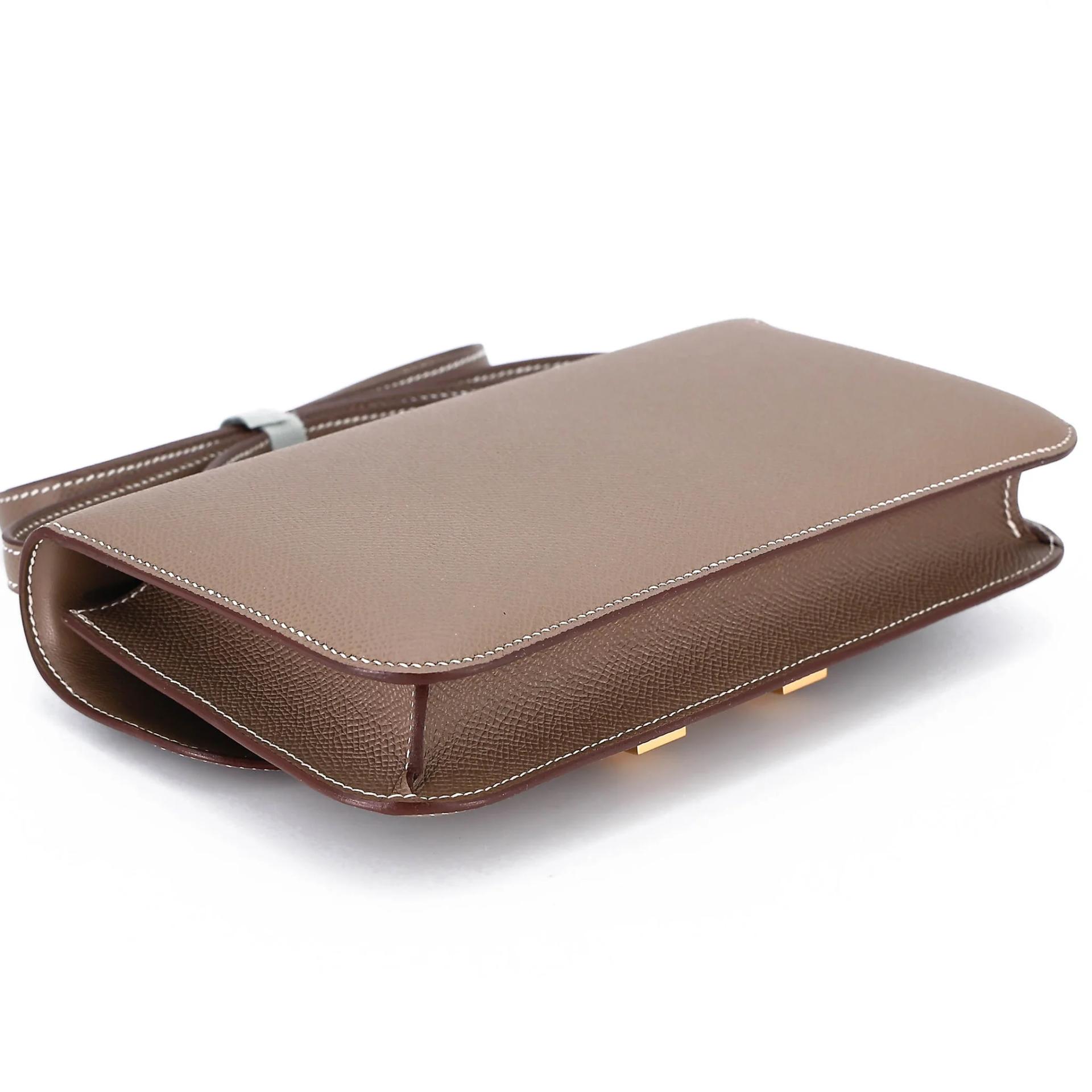 Brand New ( Rank N ) HERMÈS Constance Elan Etoupe (18) Epsom Gold hardware G (2026) - 7