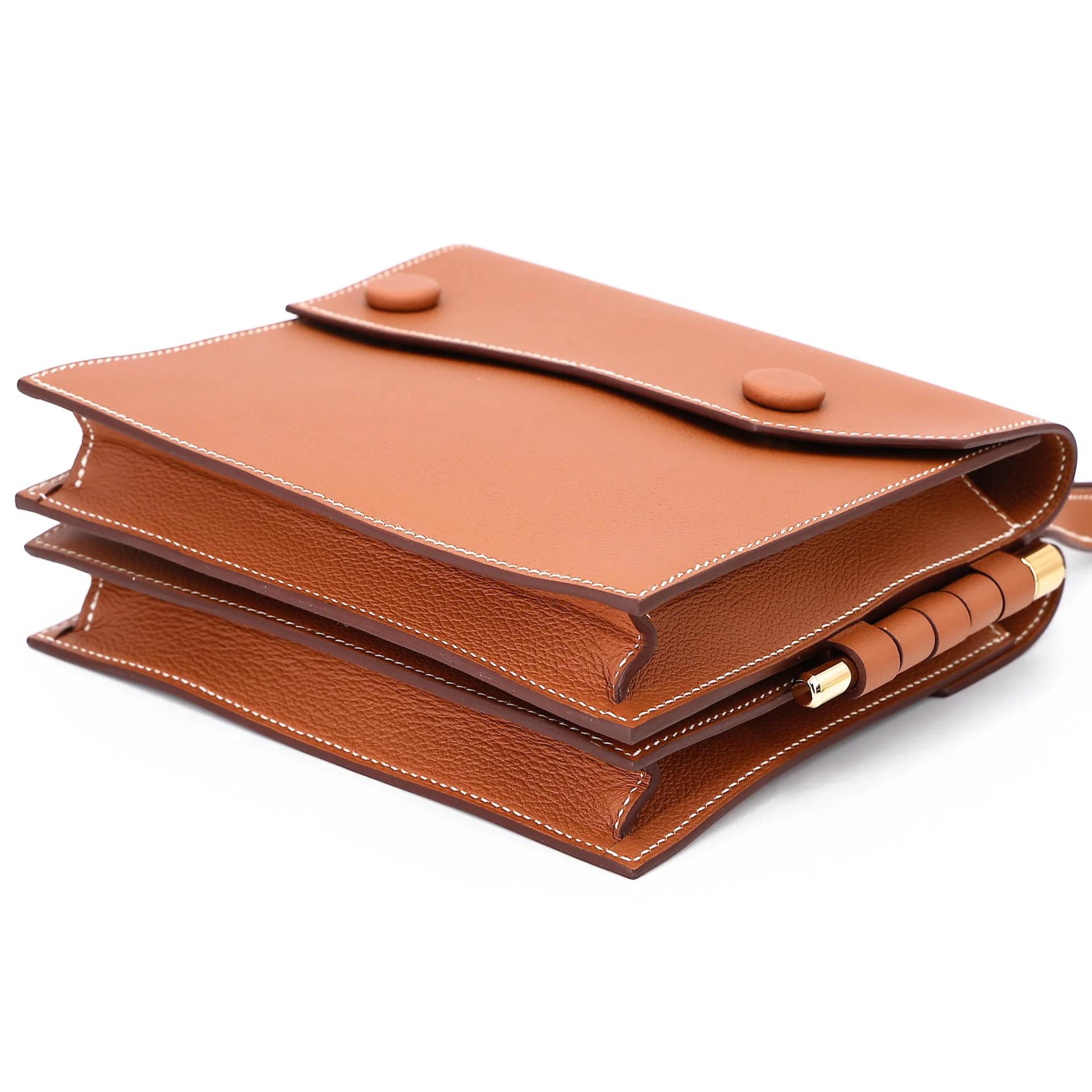 ランク NS 未使用品 HERMÈS エルメス ツインズ ショルダーバッグ ゴールド (37) エバーカラー ゴールド金具 D刻印 (2019) - 4