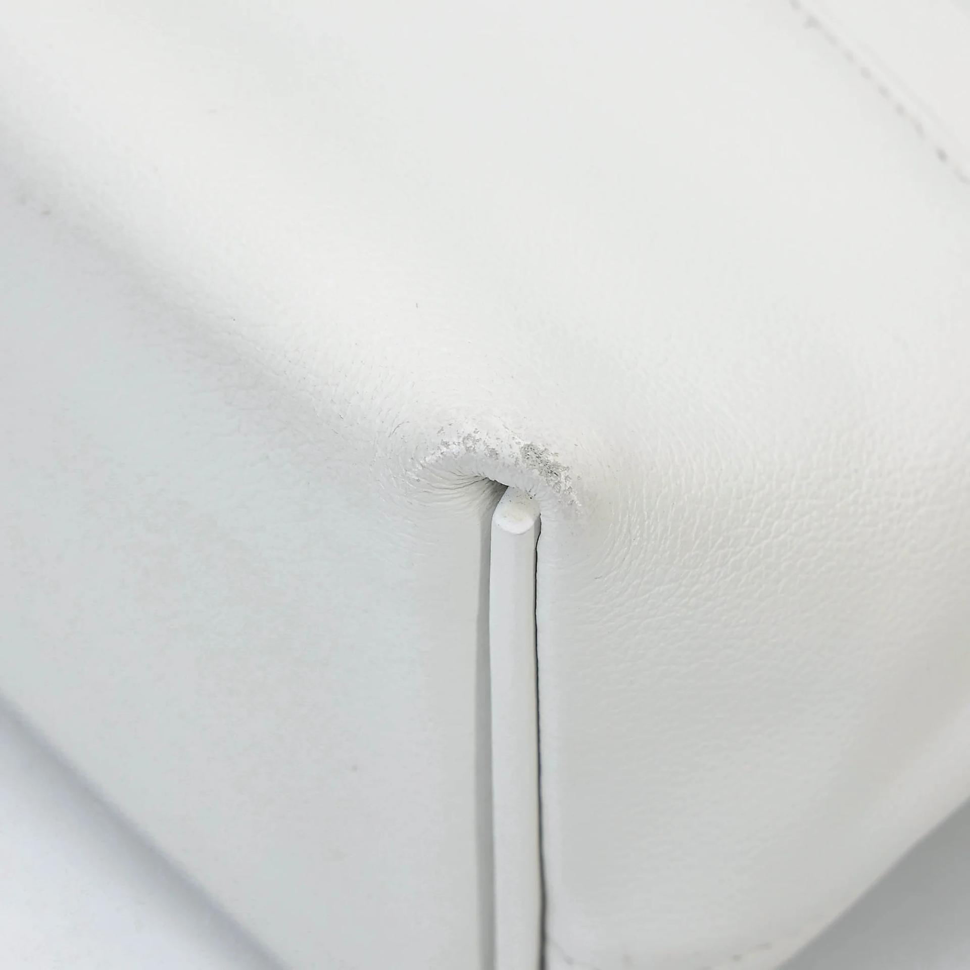 Very Good ( Rank A) HERMÈS 24/24 - 21 mini White (01) Evercolor Swift Gold hardware W (2024) - 10