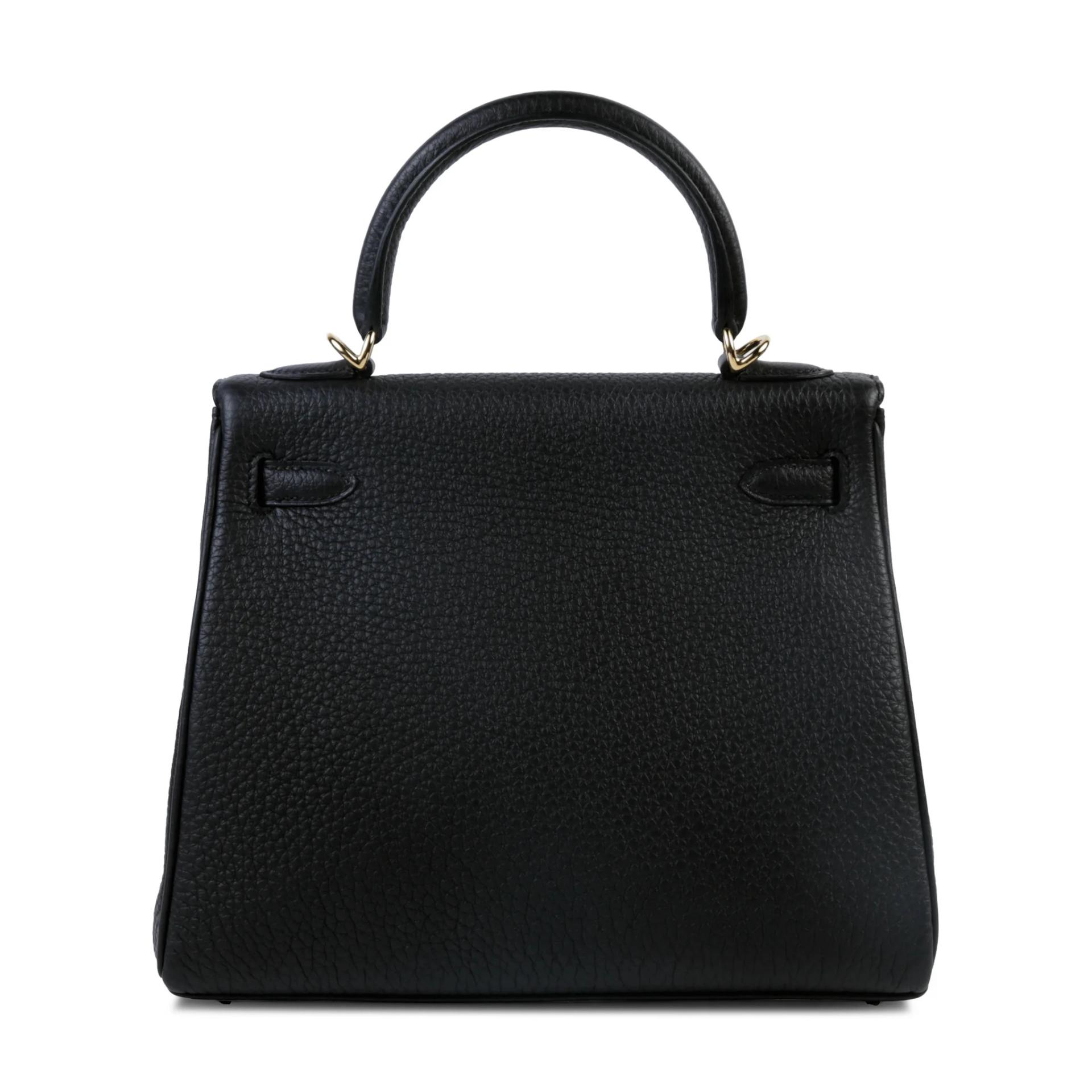 ランク N 新品 HERMÈS エルメス ケリー25 内縫い ブラック (89) トゴ ゴールド金具 K刻印 (2025) - 2