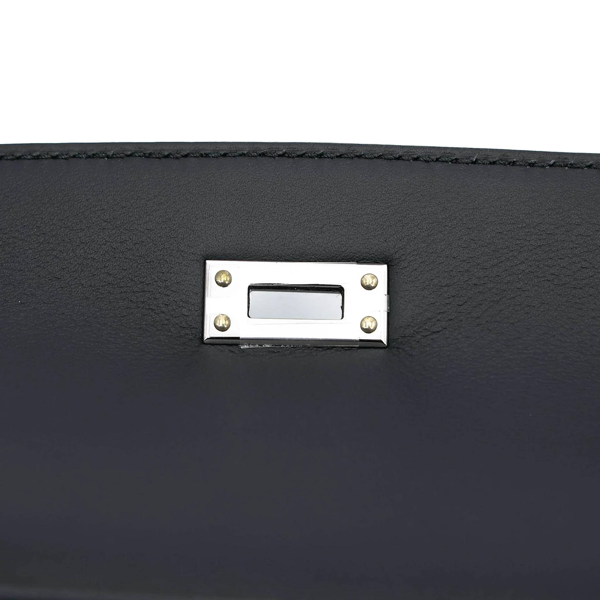 Brand New ( Rank N ) HERMÈS Limited Edition Kelly 25 Sellier Broderie Colla Noir (89) Bougainvillea (A5) Vert Emeraude (6Q) Tabac Camel (24) Beton (8L) Terre (4D) Swift Palladium hardware K (2025) - 11