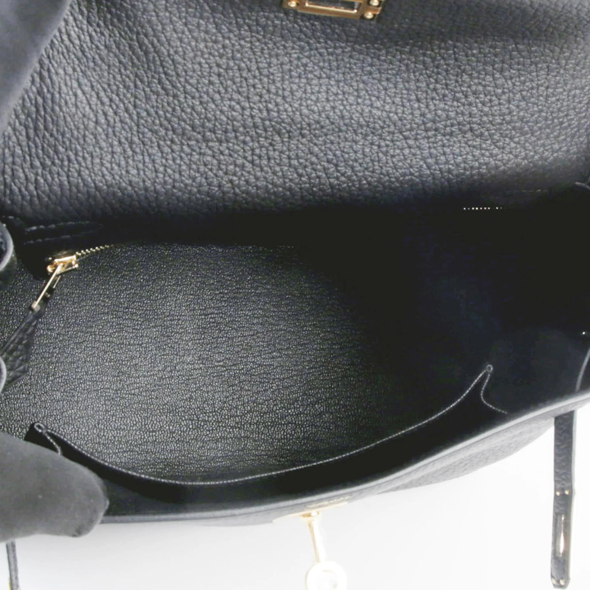 ランク N 新品 HERMÈS エルメス ケリー25 内縫い ブラック (89) トゴ ゴールド金具 K刻印 (2025) - 10
