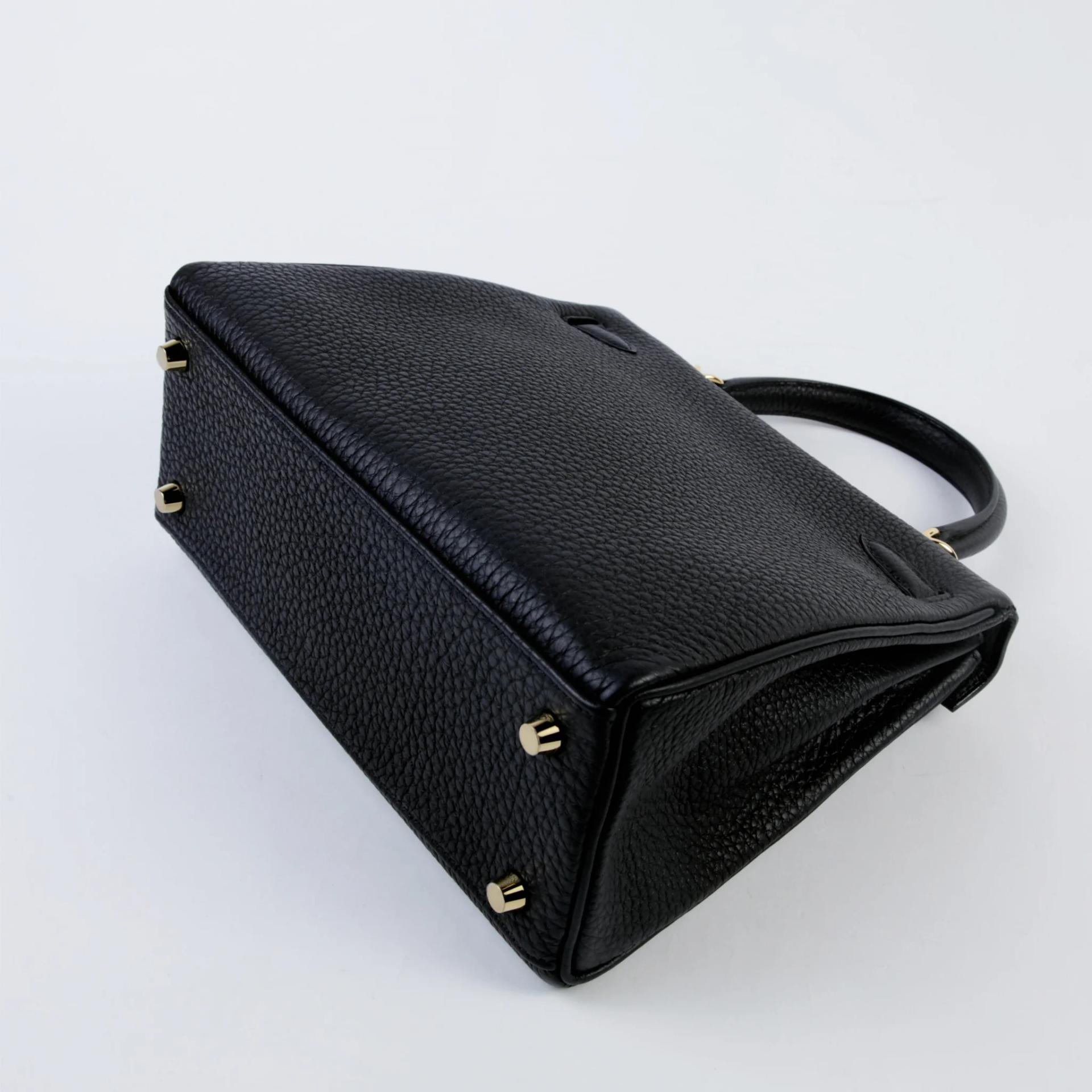 ランク N 新品 HERMÈS エルメス ケリー25 内縫い ブラック (89) トゴ ゴールド金具 K刻印 (2025) - 7
