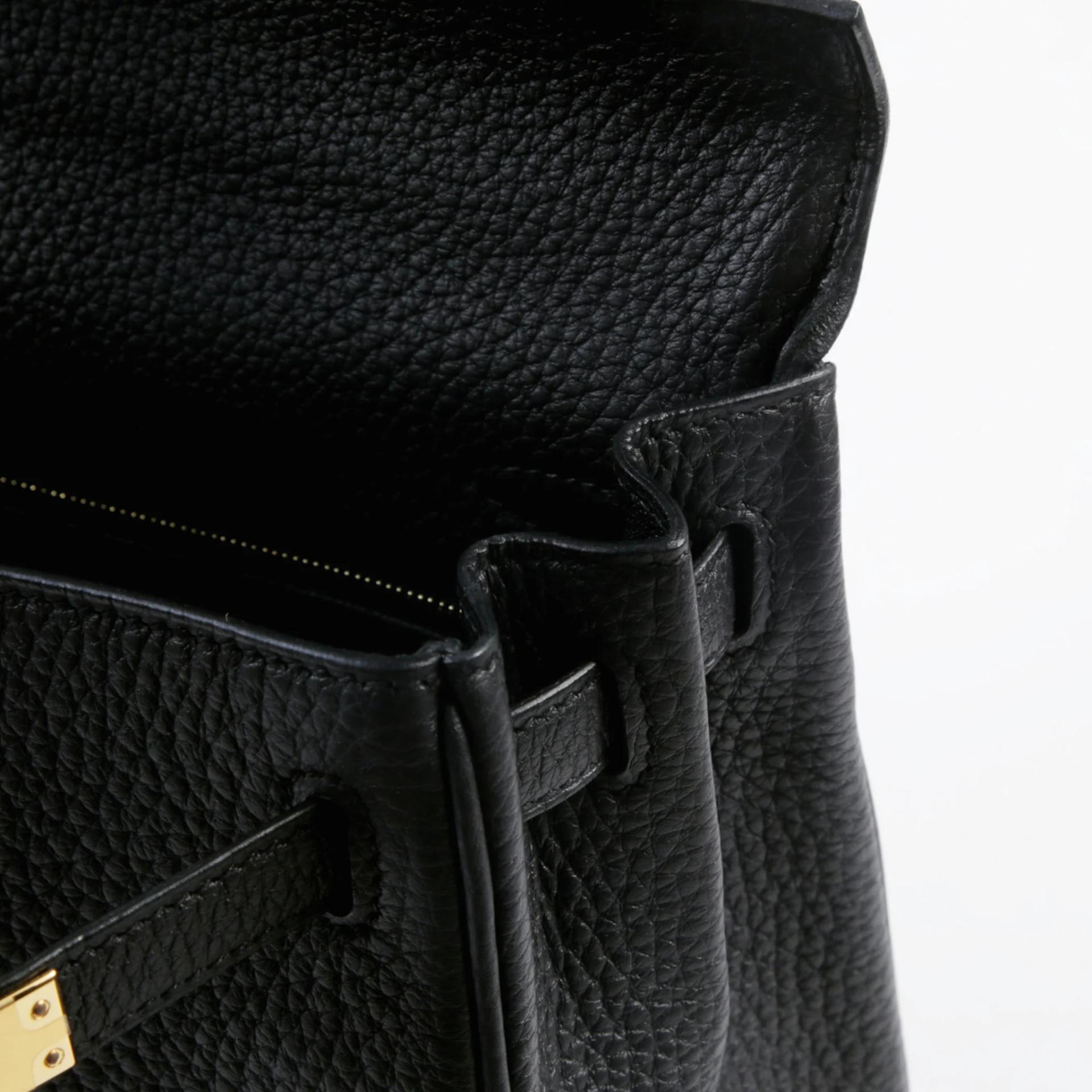ランク N 新品 HERMÈS エルメス ケリー25 内縫い ブラック (89) トゴ ゴールド金具 K刻印 (2025) - 11