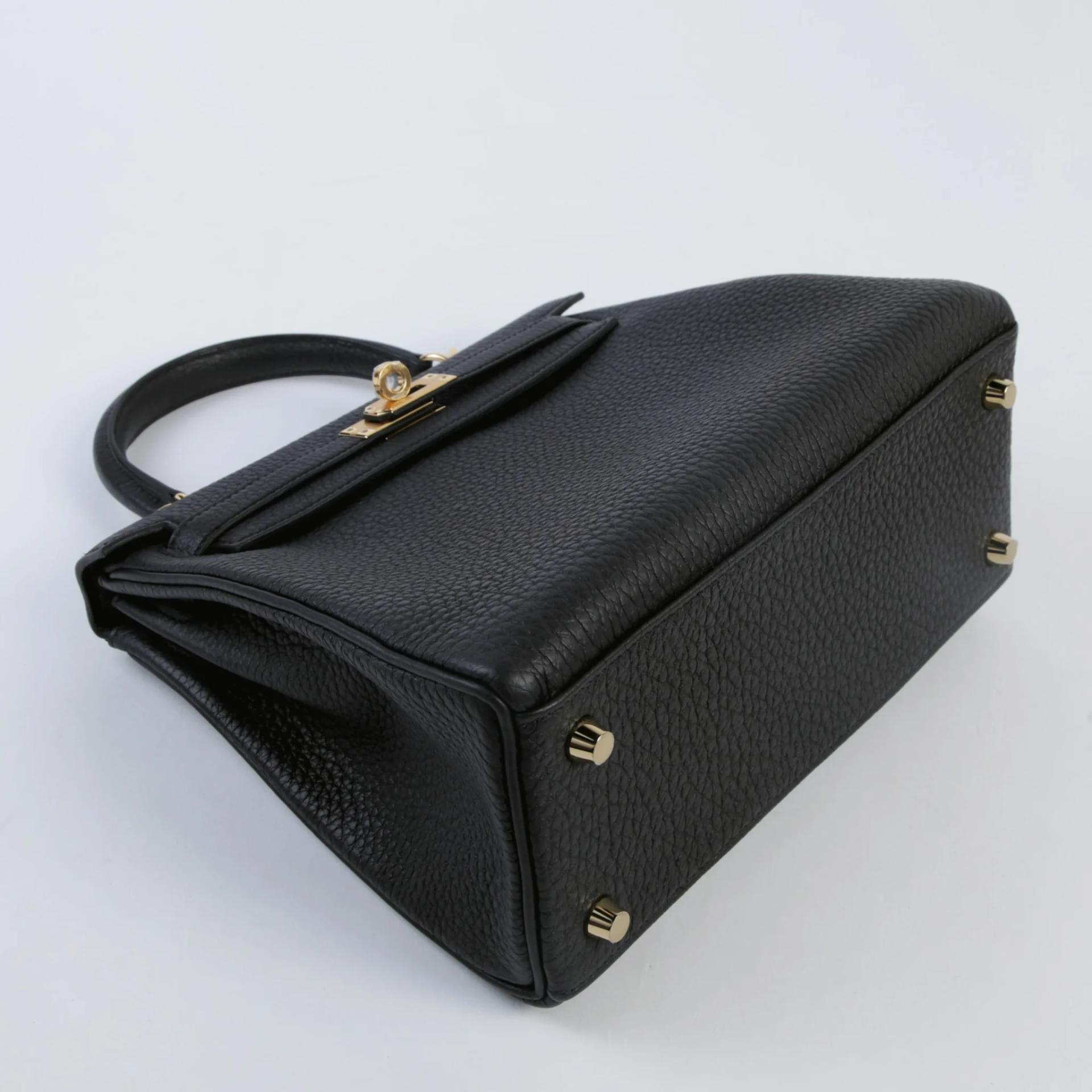 ランク N 新品 HERMÈS エルメス ケリー25 内縫い ブラック (89) トゴ ゴールド金具 K刻印 (2025) - 4
