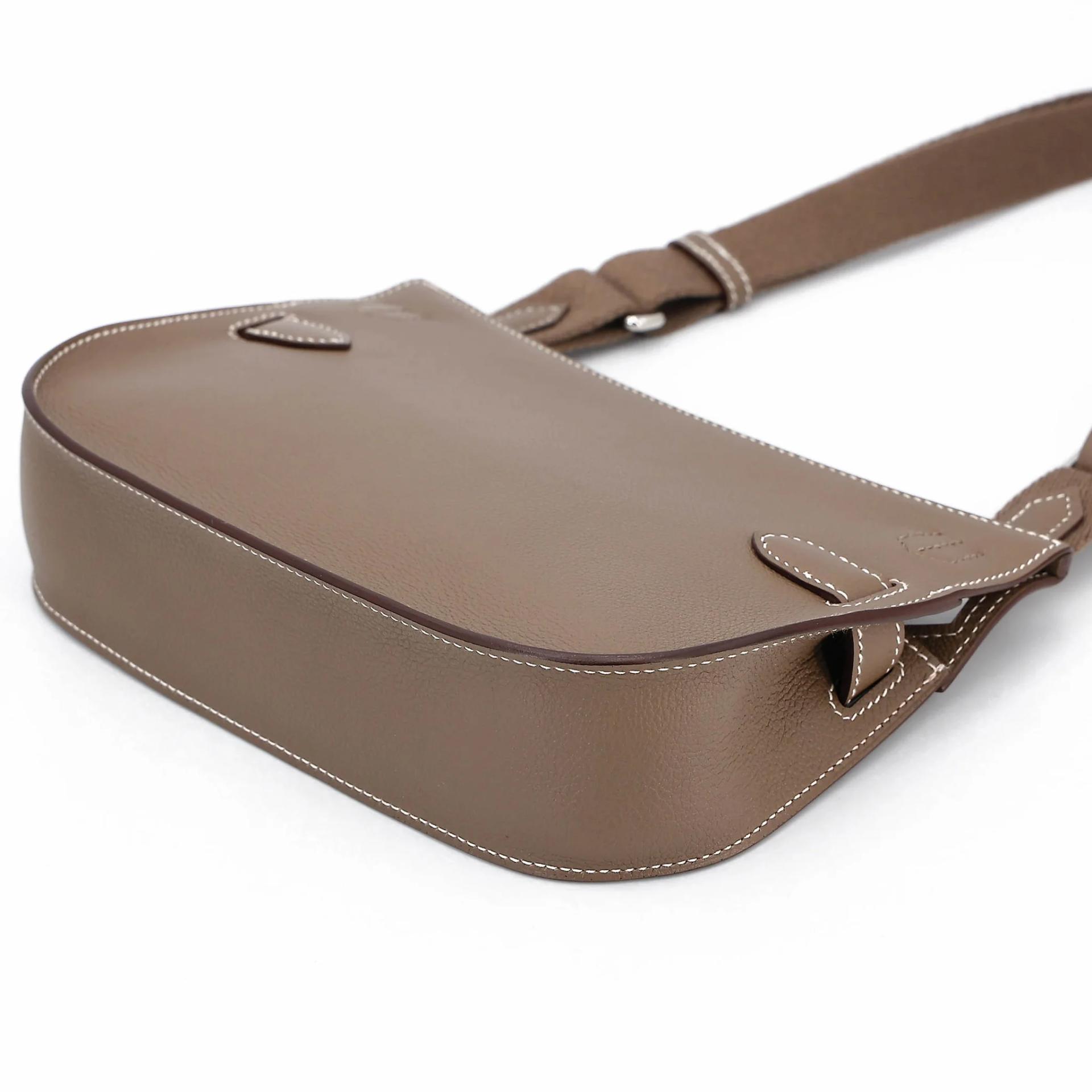 SA超美品 HERMÈS 愛馬仕 Jypsiere 吉普赛 Mini 18 大象灰 Etoupe Evercolor皮 銀扣 B刻 2023年 - 7