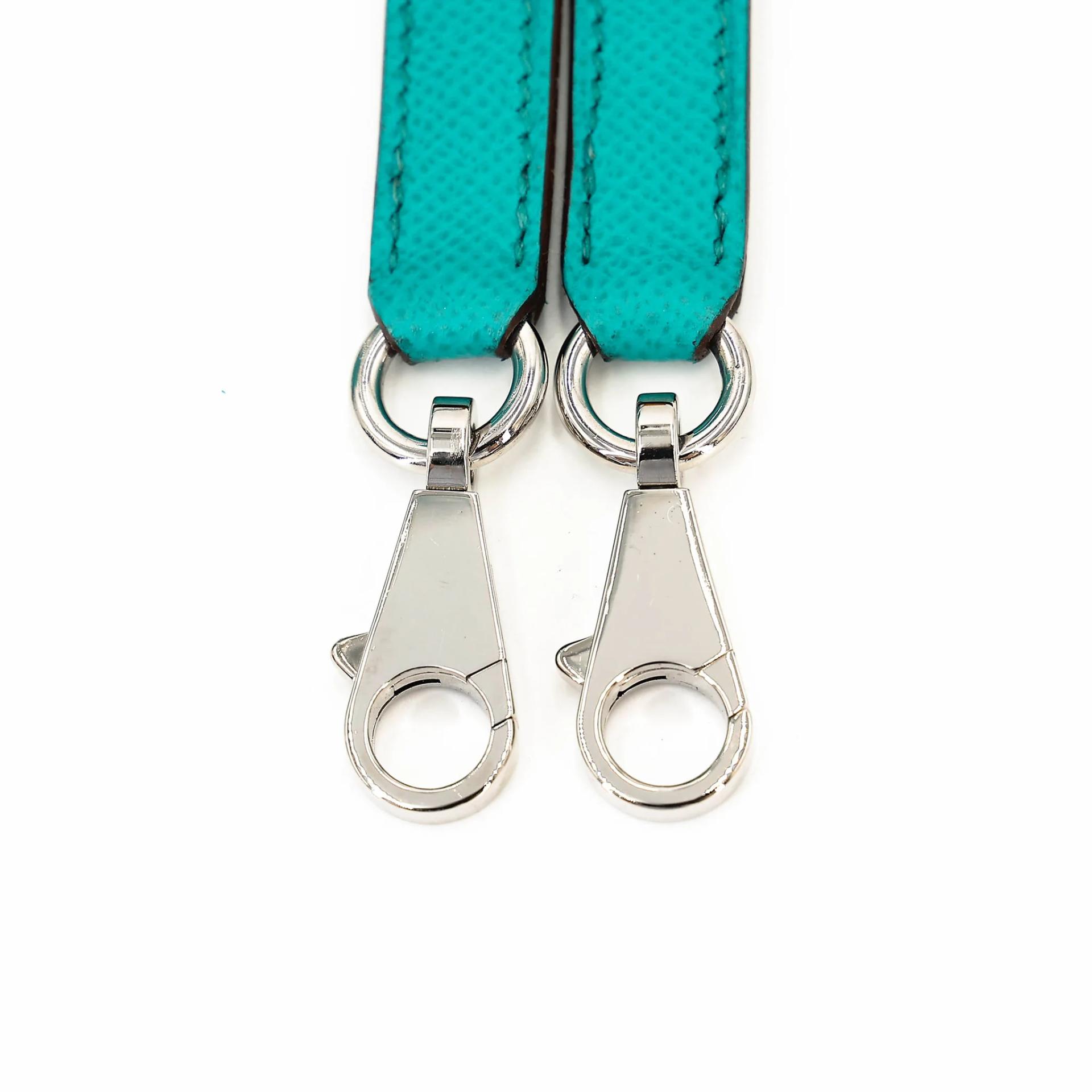 Very Good ( Rank A) HERMÈS Bolide 35 Bleu Paon (7F) Epsom Palladium hardware Square P (2012) - 25
