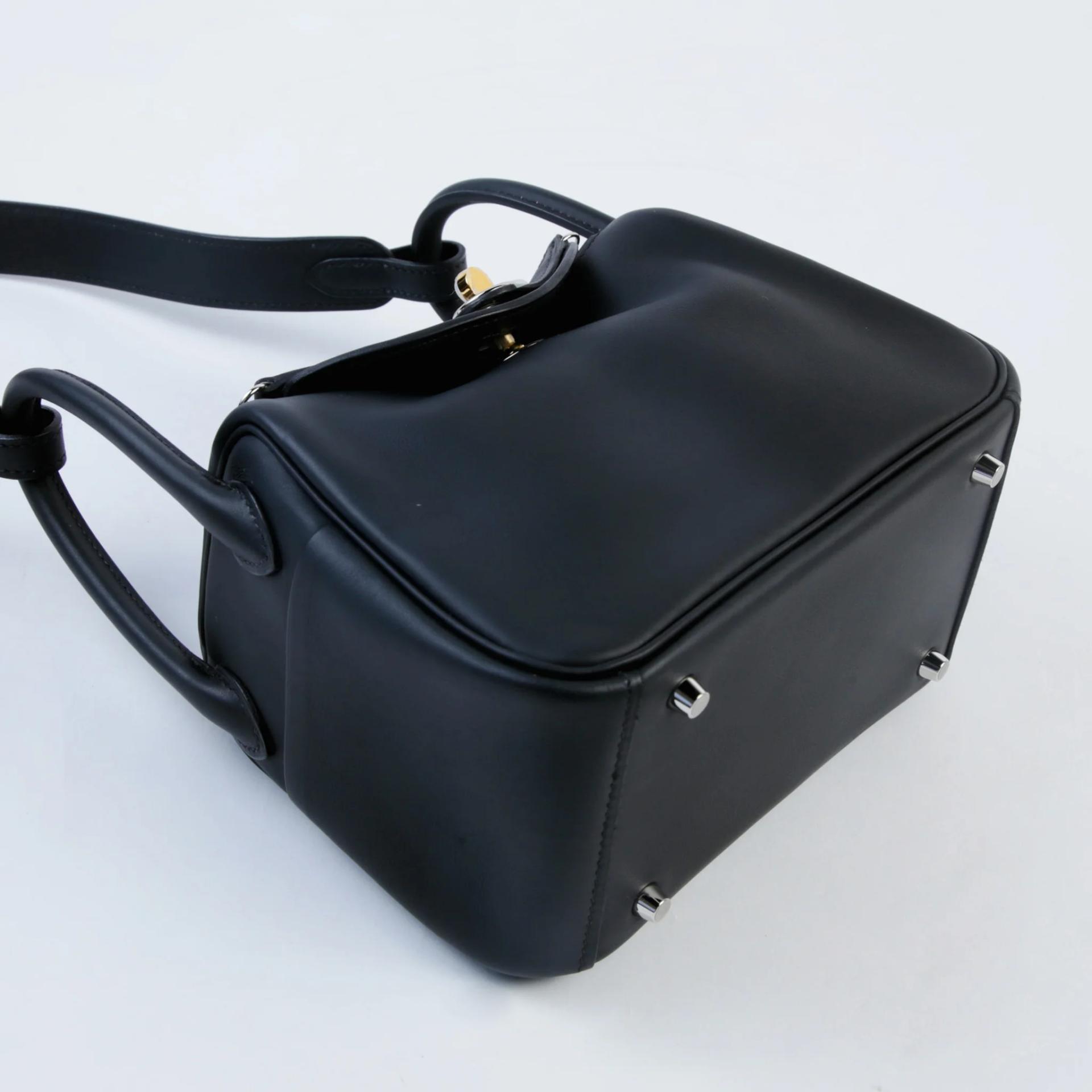 ランク N 新品 HERMÈS エルメス ミニリンディ2 ブラック (89) スイフト エレクトラム金具 K刻印 (2025) - 4