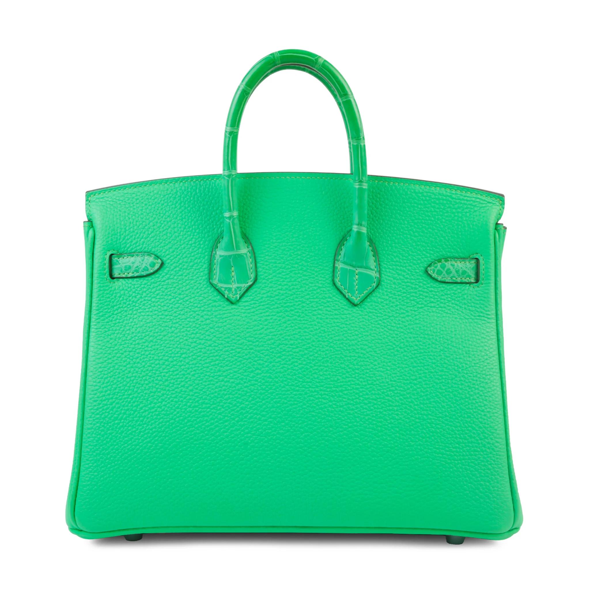 Birkin 25 Touch Vert Comics (0Z)
