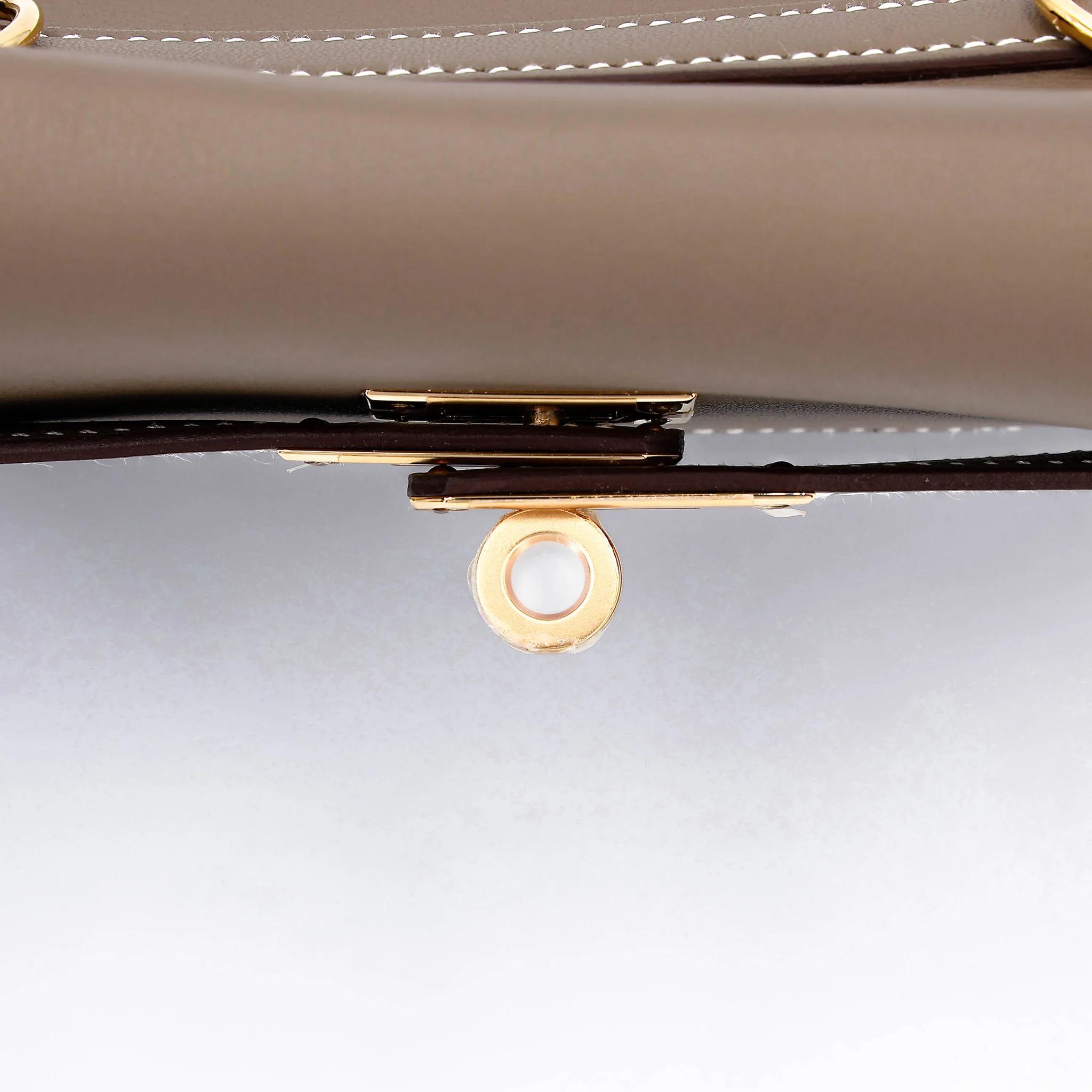Excellent ( Rank SA ) HERMÈS Kelly Danse Etoupe (18) Swift Gold hardware B (2023) - 10