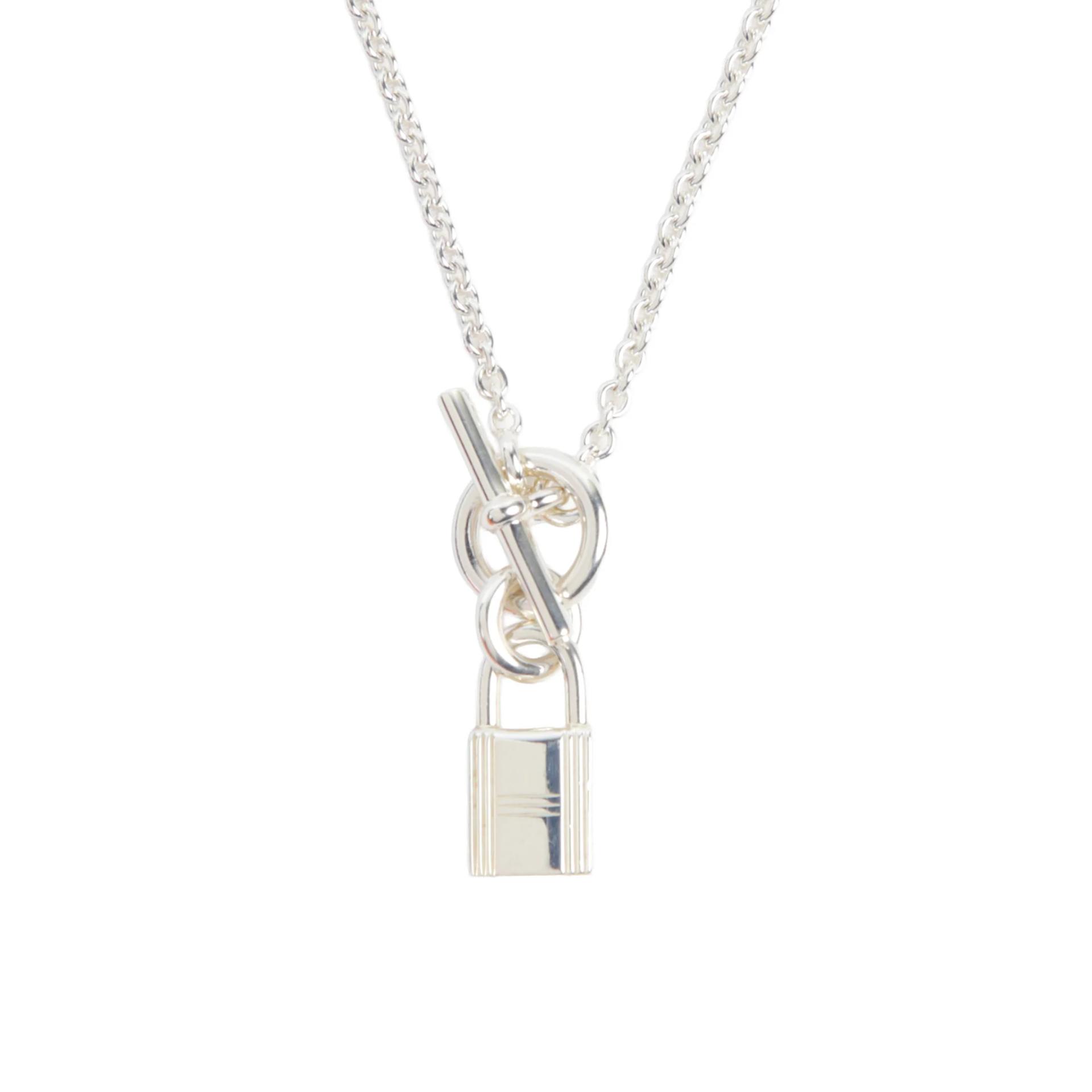 Very Good ( Rank A) HERMÈS Amulet cadena necklace Silver 925 - 2