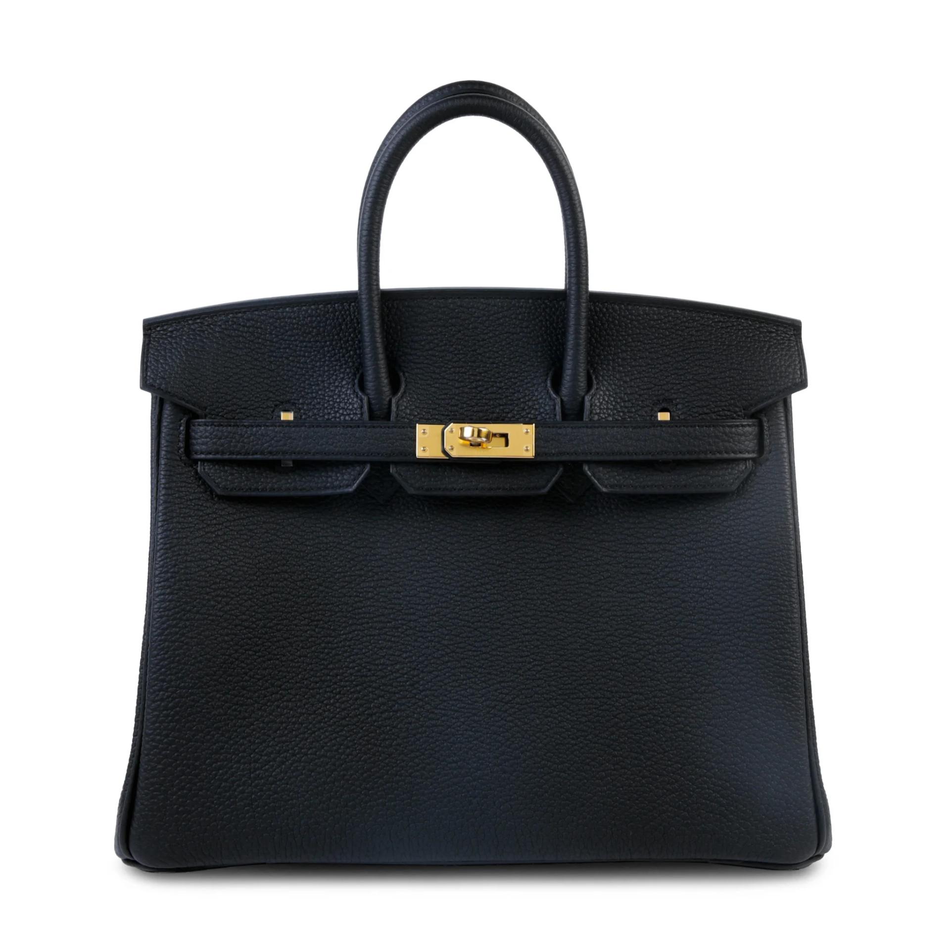 全新 HERMÈS 愛馬仕 Birkin 25 89 黑色 Noir (Black) Togo小牛皮 金扣 G刻 2026年 - 1