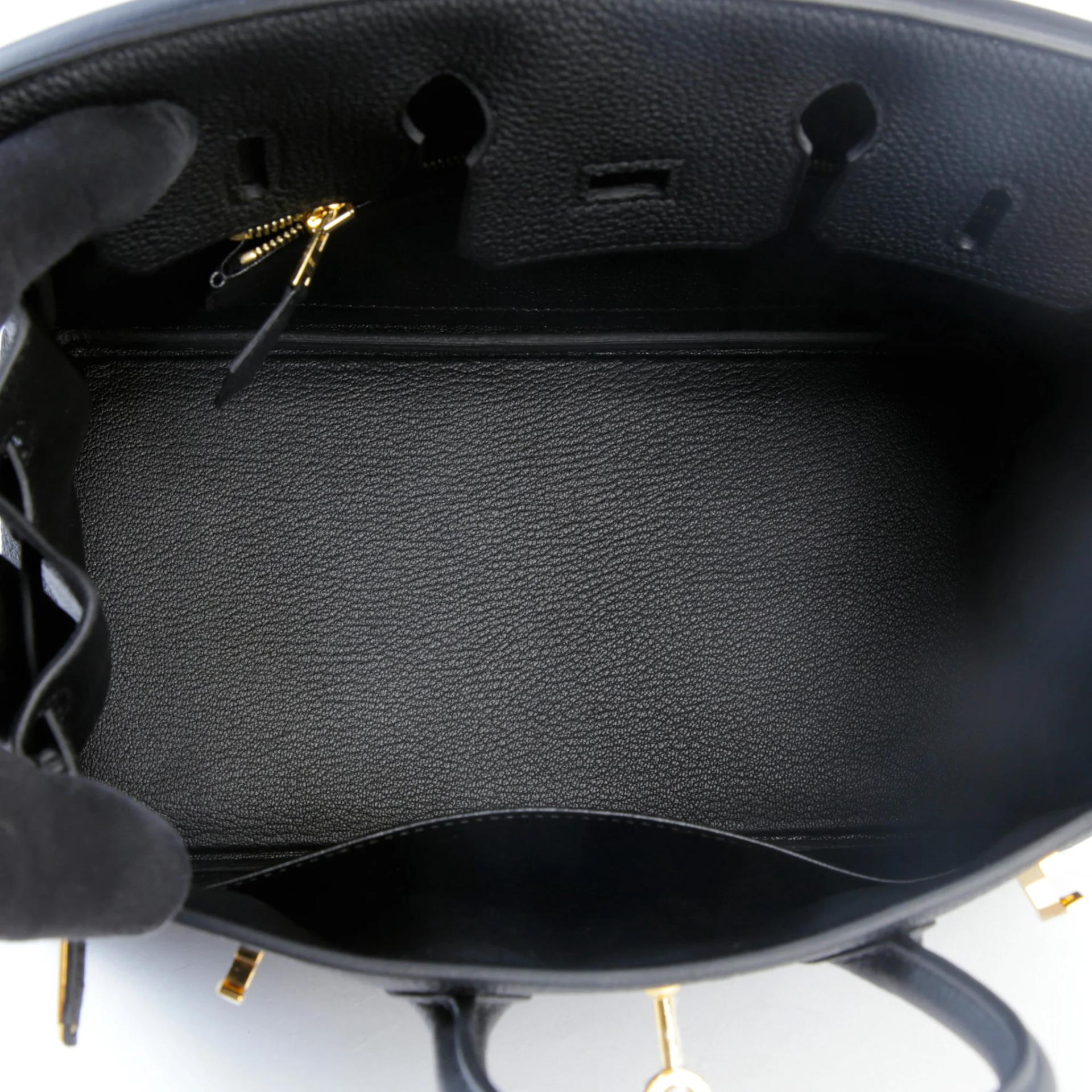 全新 HERMÈS 愛馬仕 Birkin 25 89 黑色 Noir (Black) Togo小牛皮 金扣 G刻 2026年 - 10