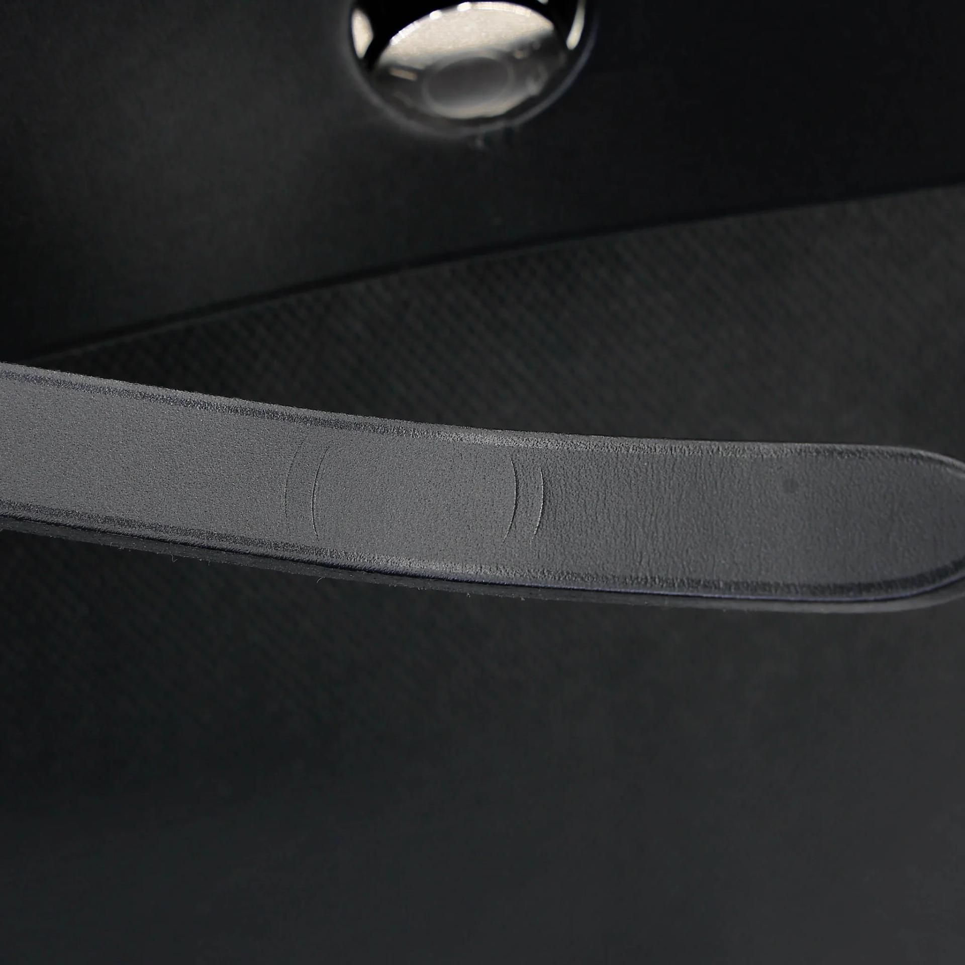 Excellent ( Rank SA ) HERMÈS Herbag PM Noir (89) Toile Berline canvas Vache Hunter Palladium hardware Z (2021) - 19