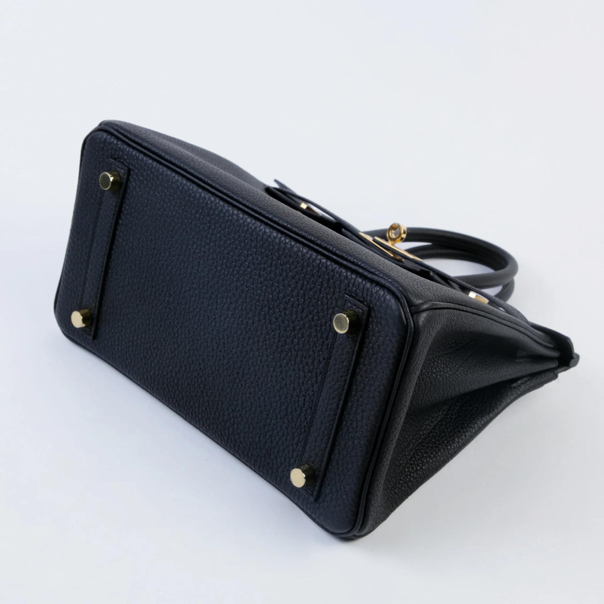 全新 HERMÈS 愛馬仕 Birkin 25 89 黑色 Noir (Black) Togo小牛皮 金扣 G刻 2026年 - 5