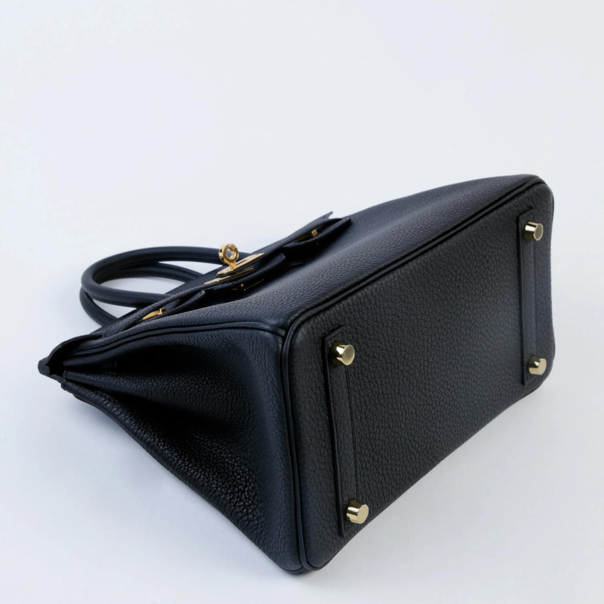 全新 HERMÈS 愛馬仕 Birkin 25 89 黑色 Noir (Black) Togo小牛皮 金扣 G刻 2026年 - 4