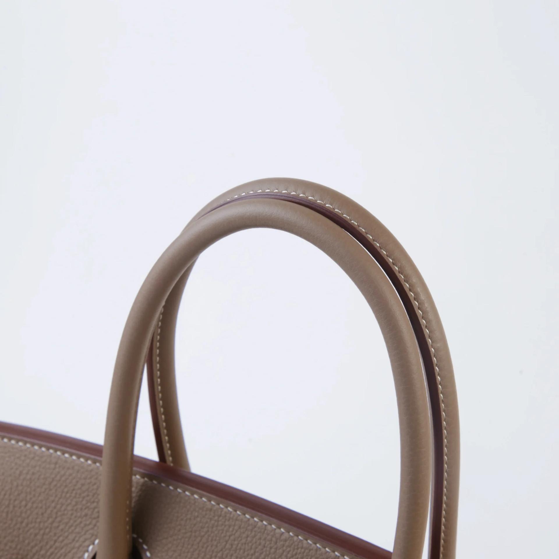 ランク N 新品 HERMÈS エルメス バーキン30 エトゥープ (18) トゴ シルバー金具 G刻印 (2026) - 3