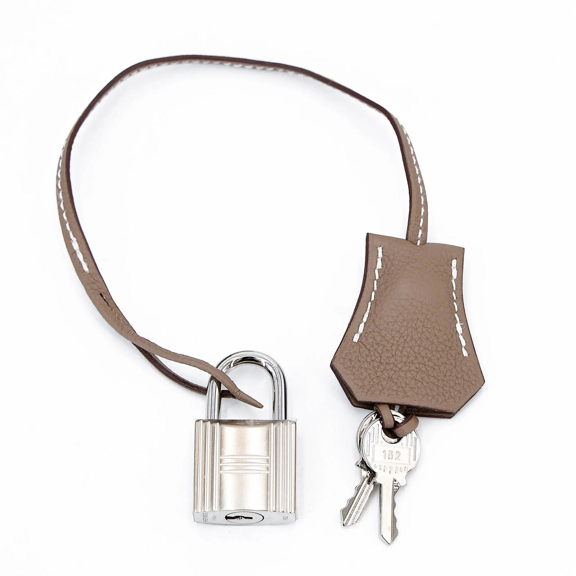 Unused ( Rank NS ) HERMÈS Hac a Dos PM Etoupe (18) Togo Palladium hardware W (2024) - 21