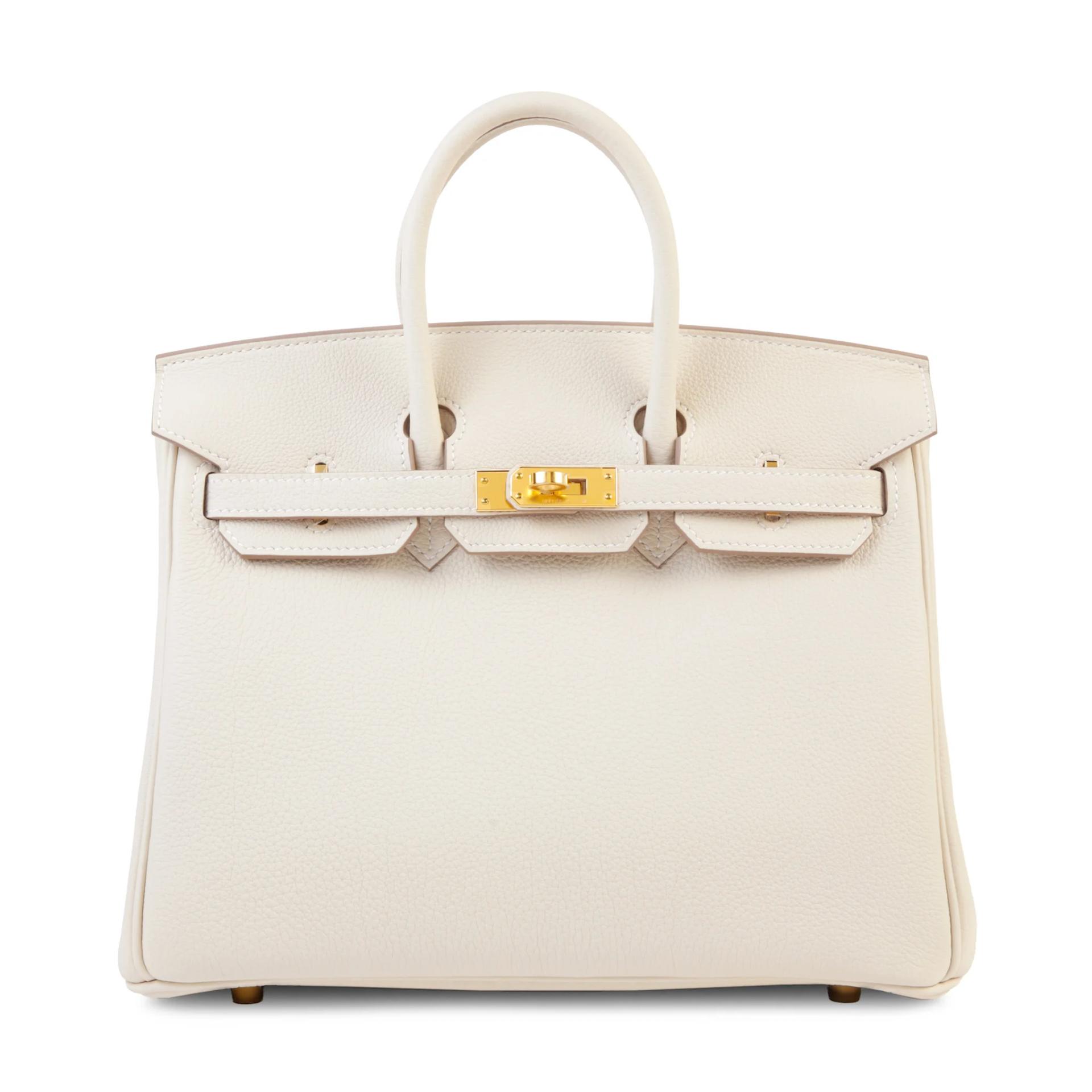 Brand New ( Rank N ) HERMÈS Birkin 25 Craie (10) Togo Gold hardware G (2026) - 1