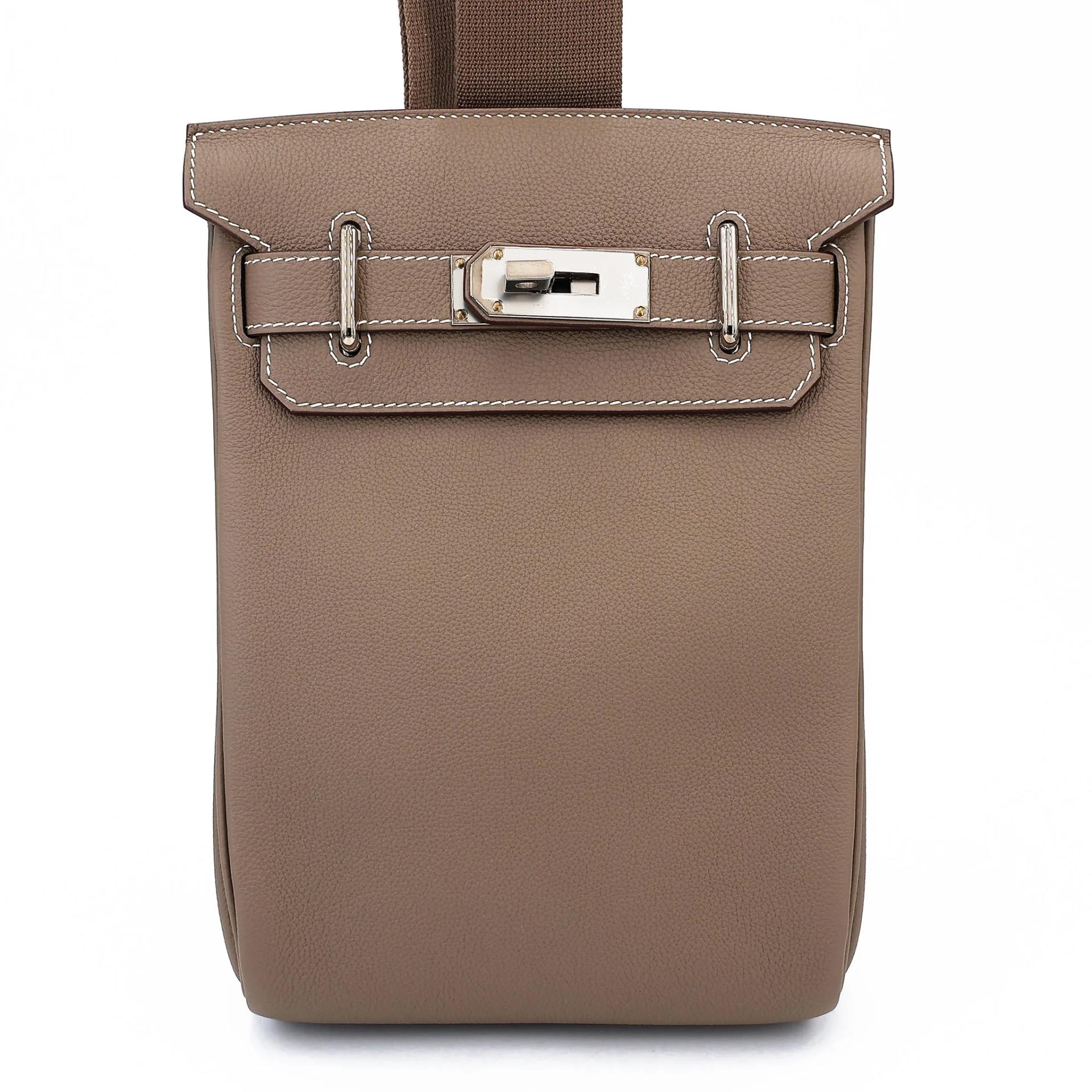 Unused ( Rank NS ) HERMÈS Hac a Dos PM Etoupe (18) Togo Palladium hardware W (2024) - 1