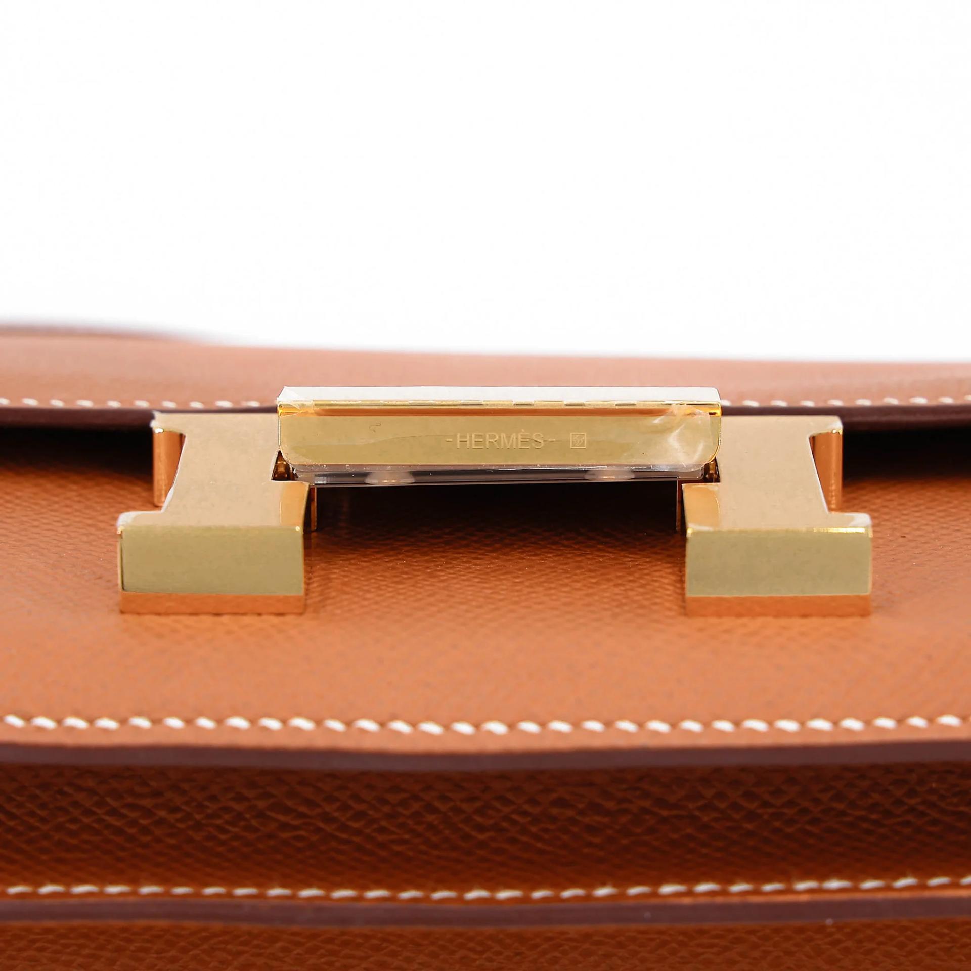 ランク SA HERMÈS エルメス コンスタンス3 ミニ ゴールド (37) エプソン ゴールド金具 U刻印 (2022) - 10