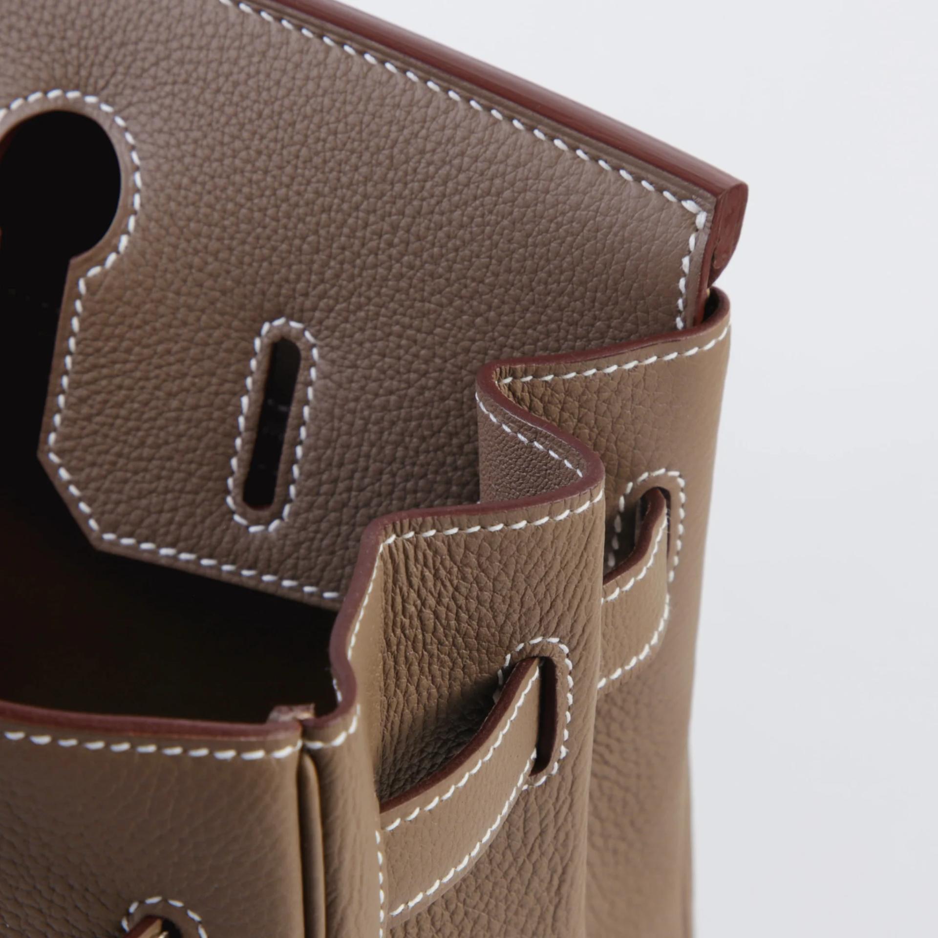 ランク N 新品 HERMÈS エルメス バーキン30 エトゥープ (18) トゴ シルバー金具 G刻印 (2026) - 11