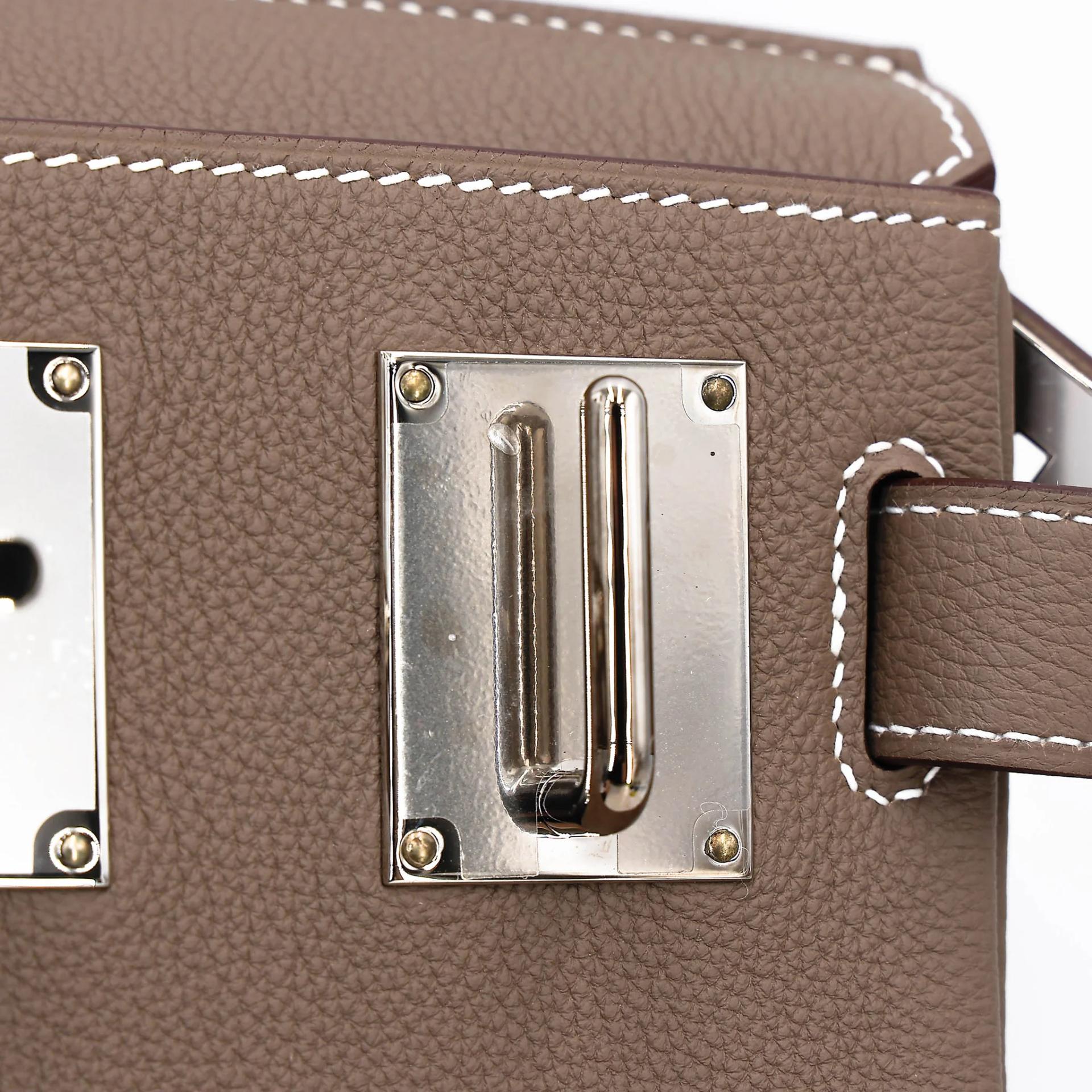 Unused ( Rank NS ) HERMÈS Hac a Dos PM Etoupe (18) Togo Palladium hardware W (2024) - 13