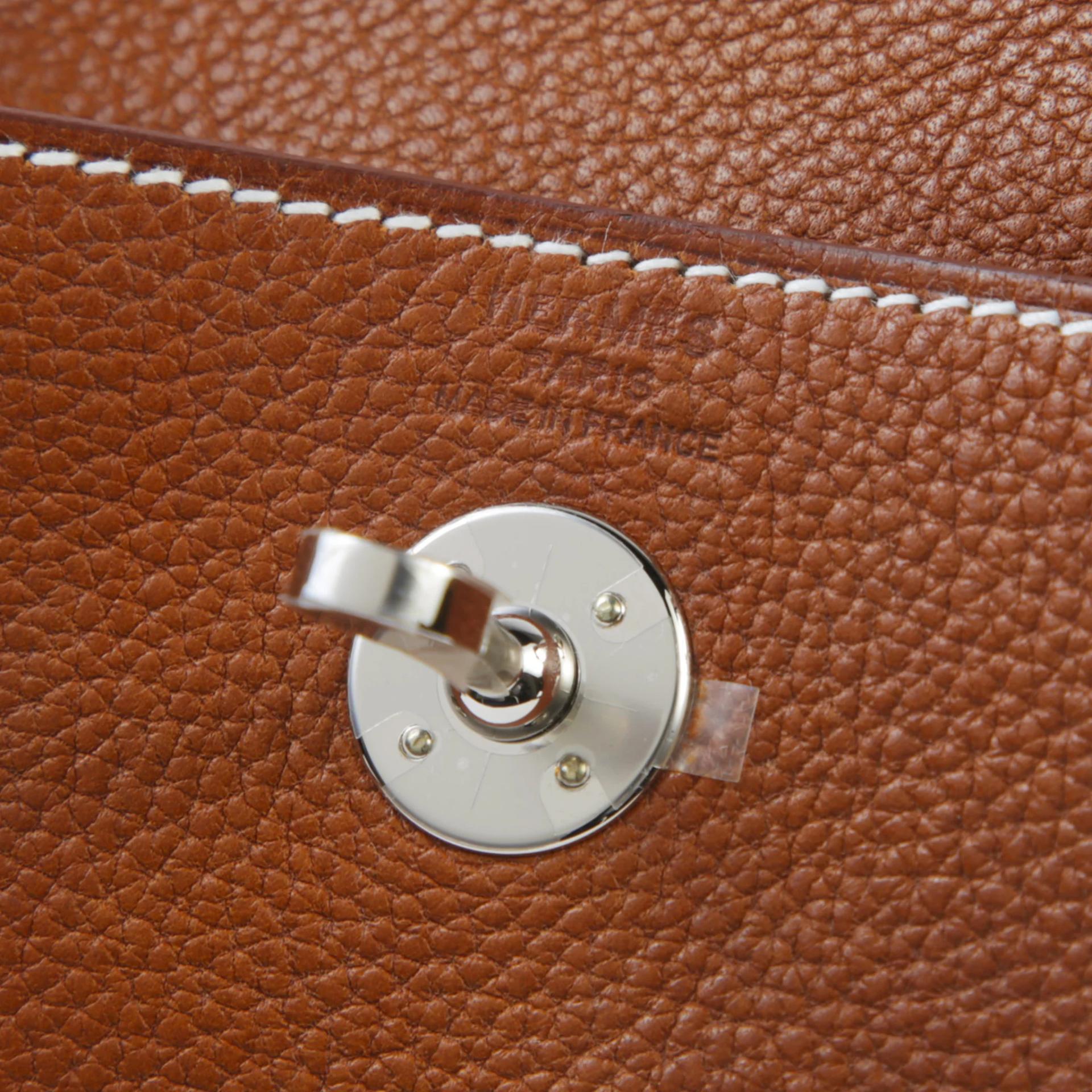 Unused ( Rank NS ) HERMÈS Mini Lindy II Fauve (34) Barenia Faubourg Palladium hardware K (2025) - 9