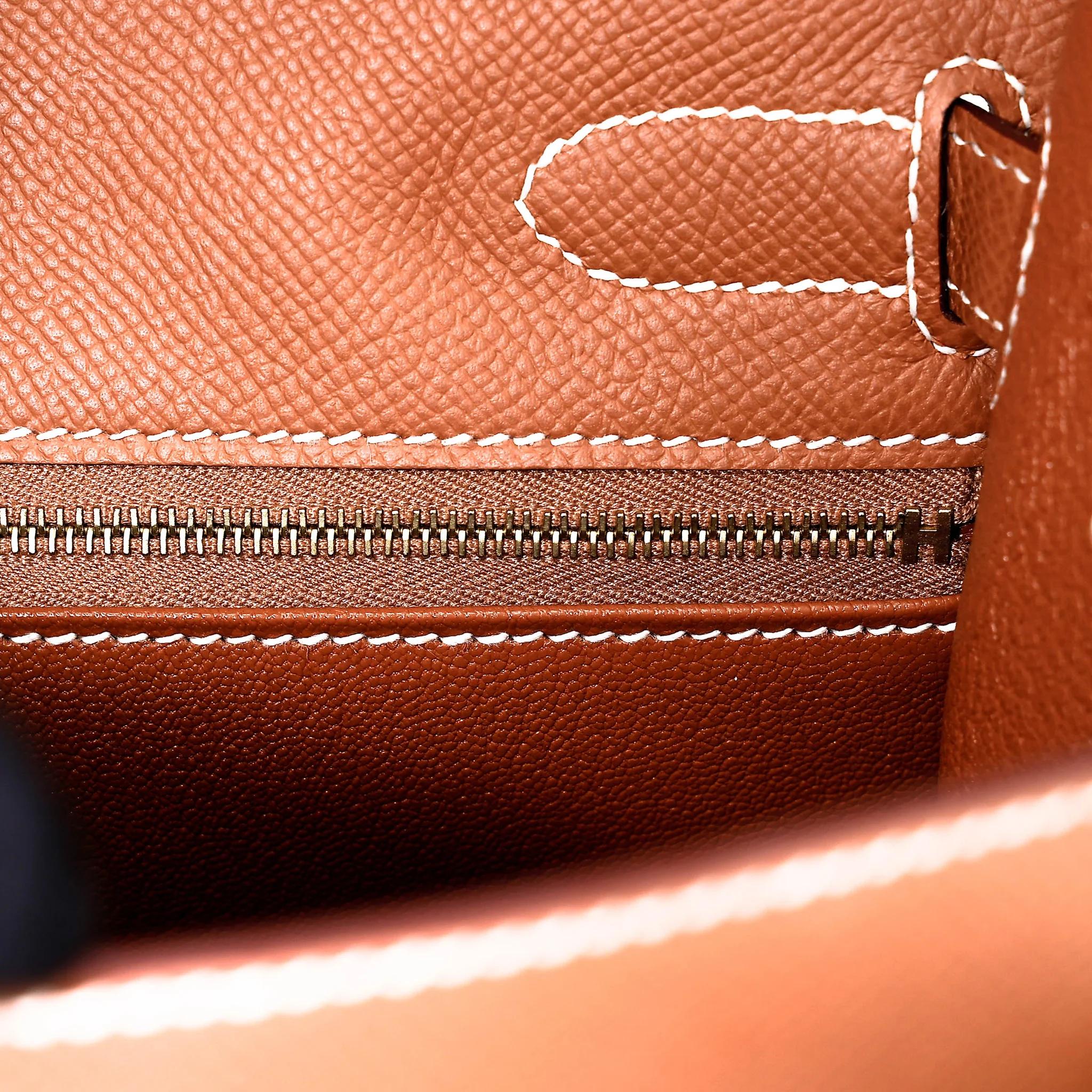 Very Good ( Rank A) HERMÈS Kelly 32 Sellier Gold (37) Epsom Gold hardware B (2023) - 19