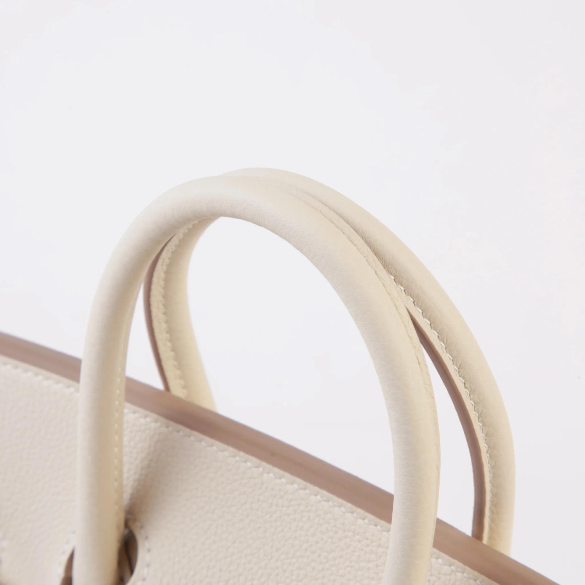 Brand New ( Rank N ) HERMÈS Birkin 25 Craie (10) Togo Gold hardware G (2026) - 3