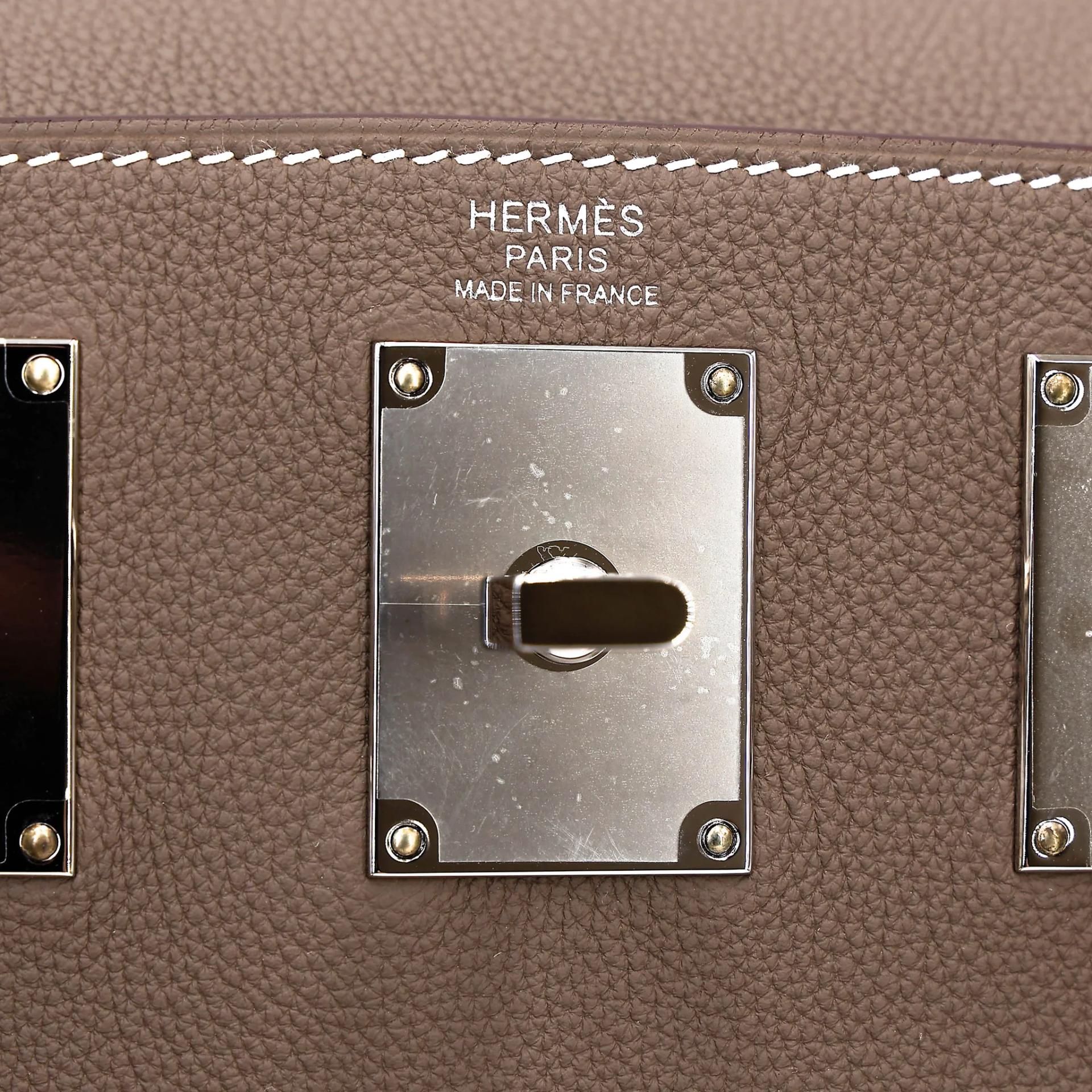 Unused ( Rank NS ) HERMÈS Hac a Dos PM Etoupe (18) Togo Palladium hardware W (2024) - 12