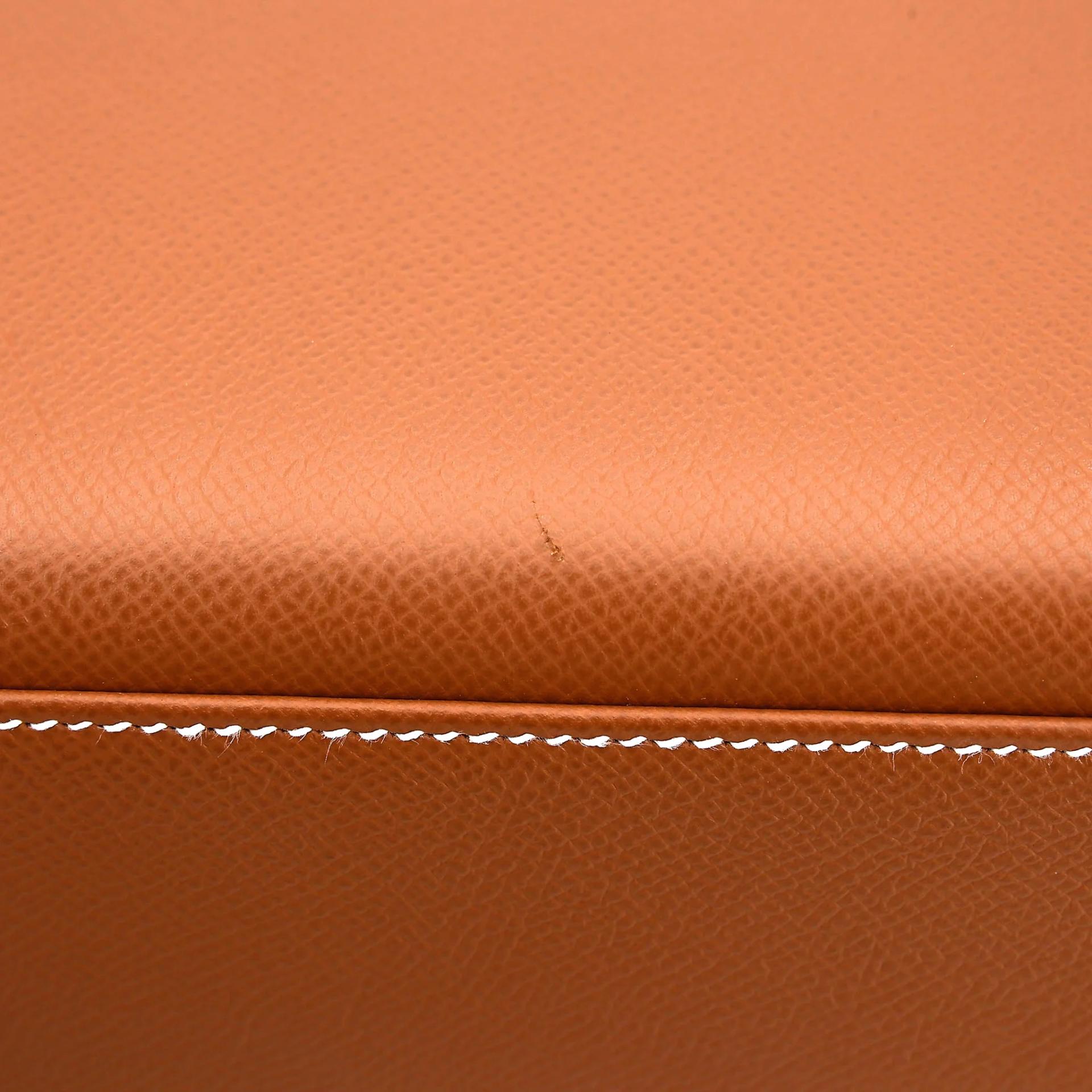 Very Good ( Rank A) HERMÈS Kelly 32 Sellier Gold (37) Epsom Gold hardware B (2023) - 12